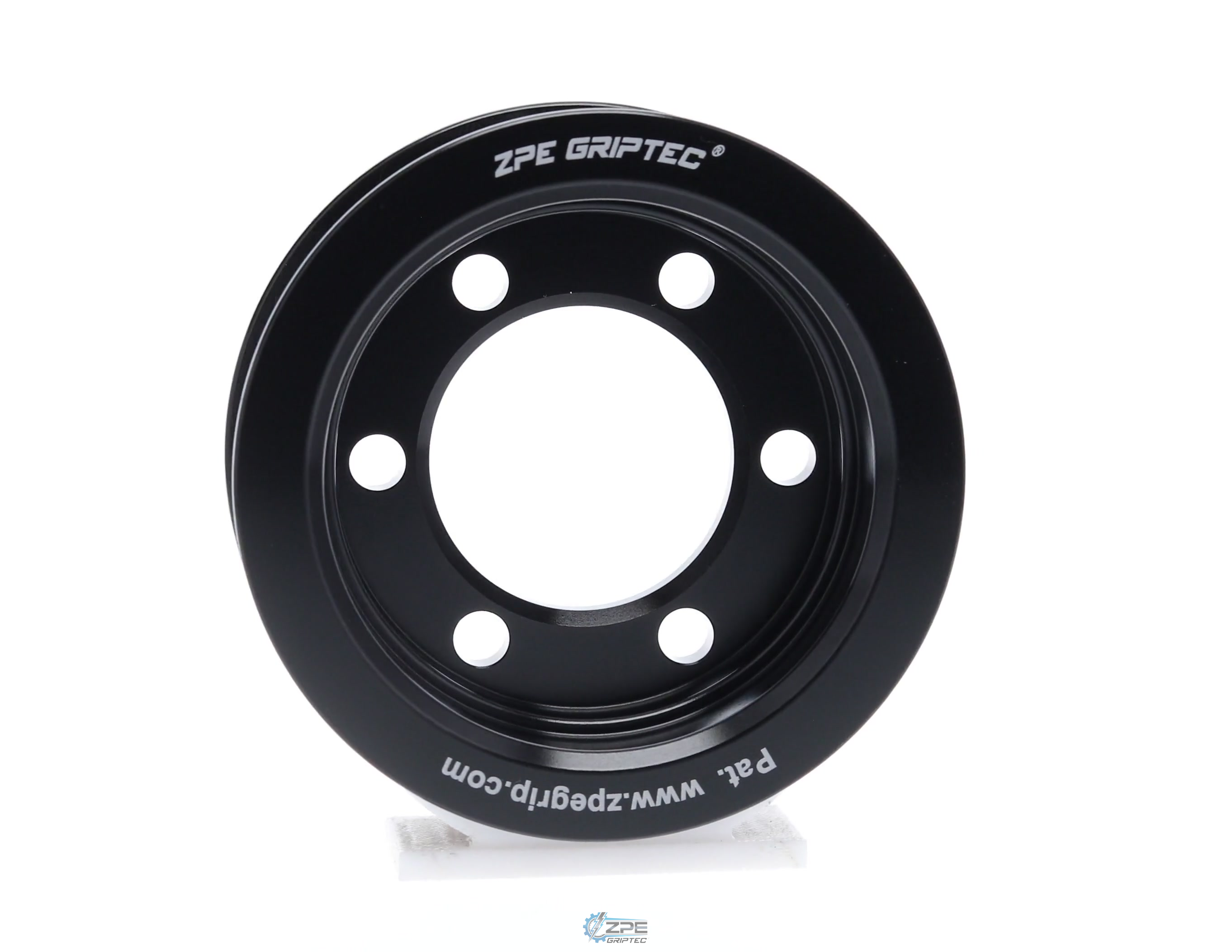 2.87" 6 Rib ZPE GripTec® 2pc Vortech YSi/JT/V3 L3 Black Pulley Only