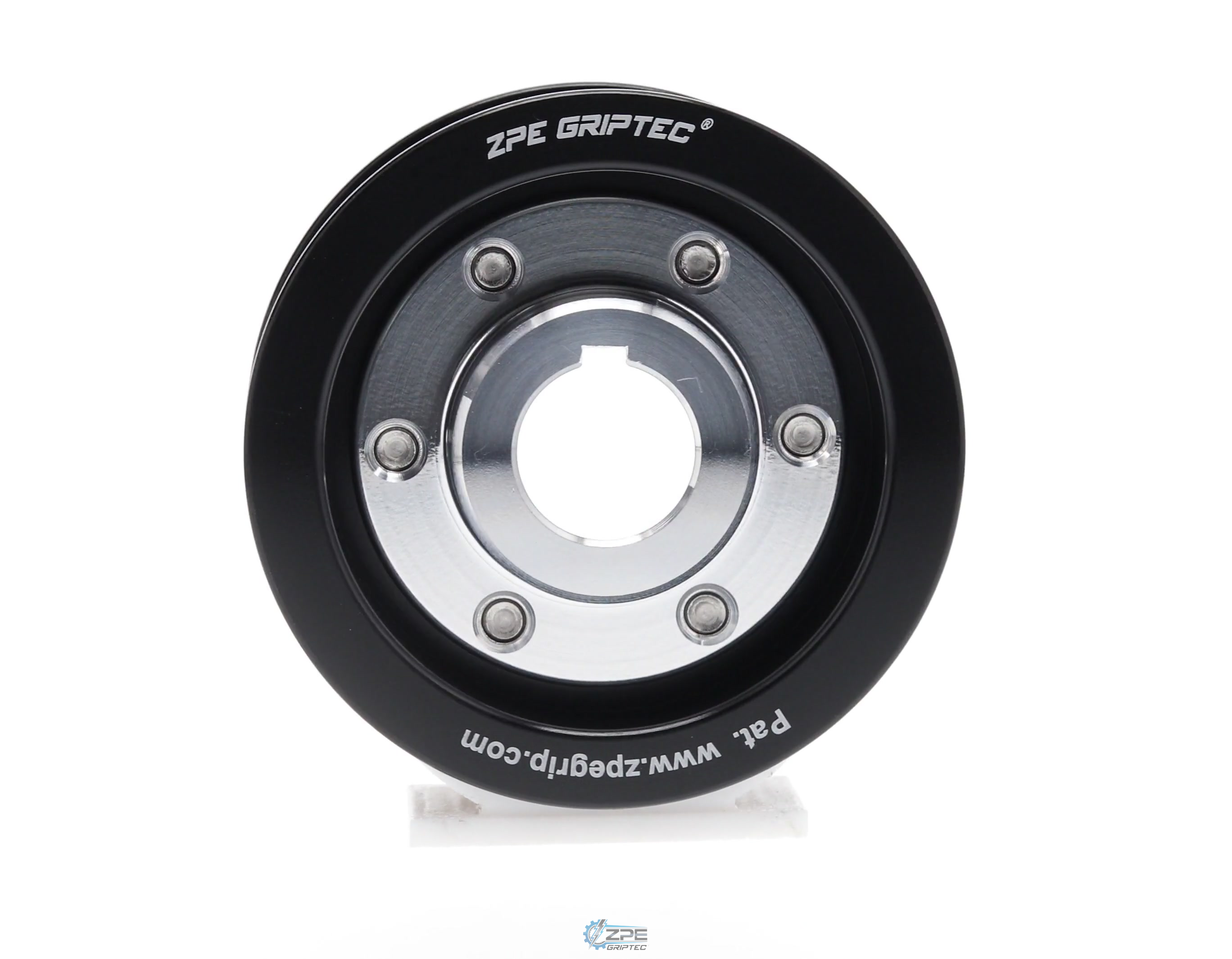 2.90" 6 Rib ZPE GripTec® 2pc Vortech YSi/JT/V3 L3 Black Pulley & Hub Kit