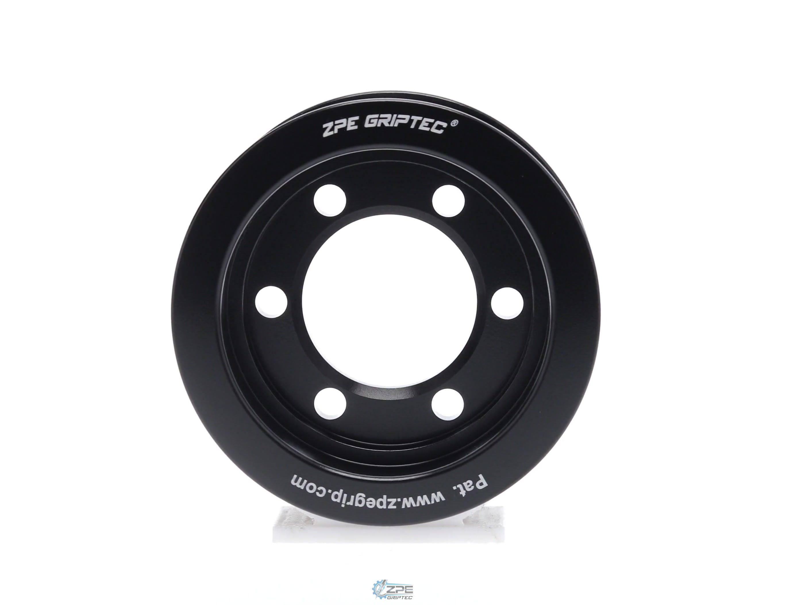 2.95" 8 Rib ZPE GripTec® 2pc Vortech YSi/JT/V3 L3 Black Pulley Only