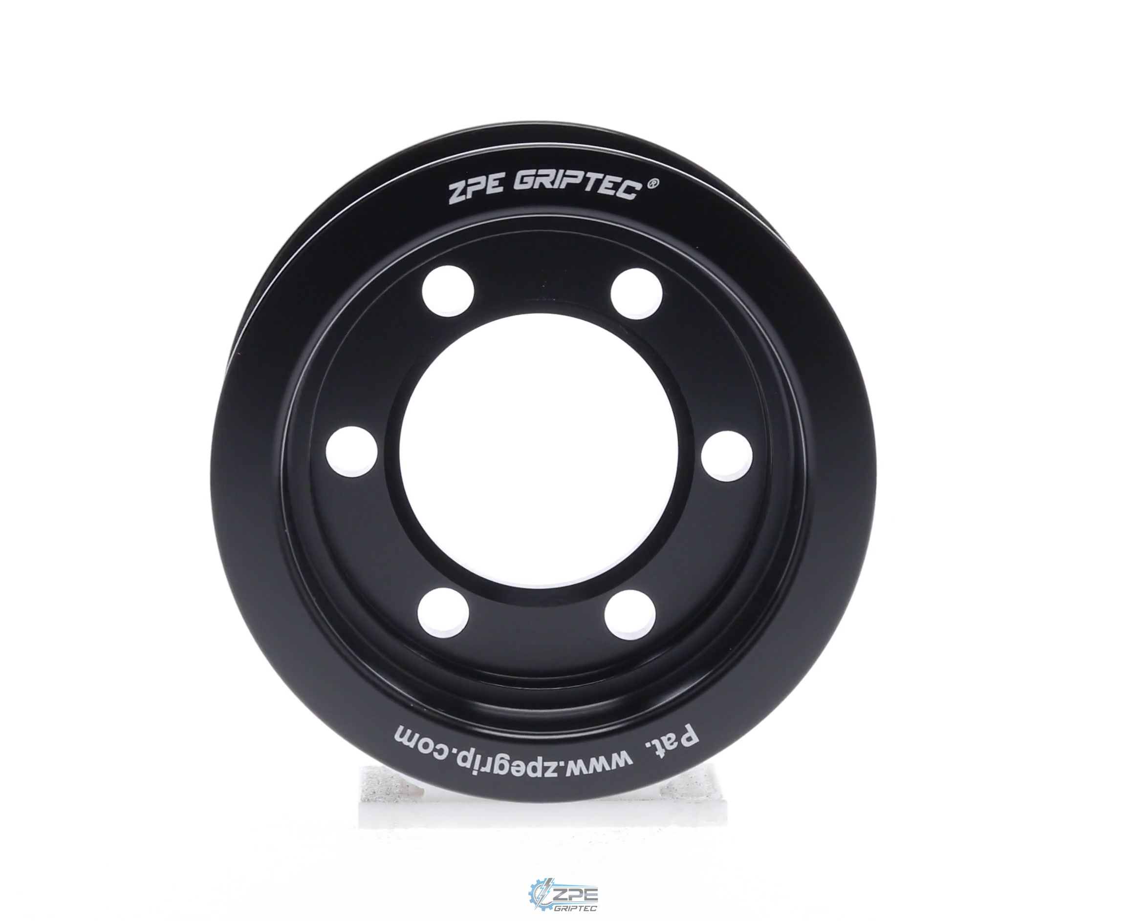 2.875" 8 Rib ZPE GripTec® 2pc Vortech YSi/JT/V3 L3 Black Pulley Only