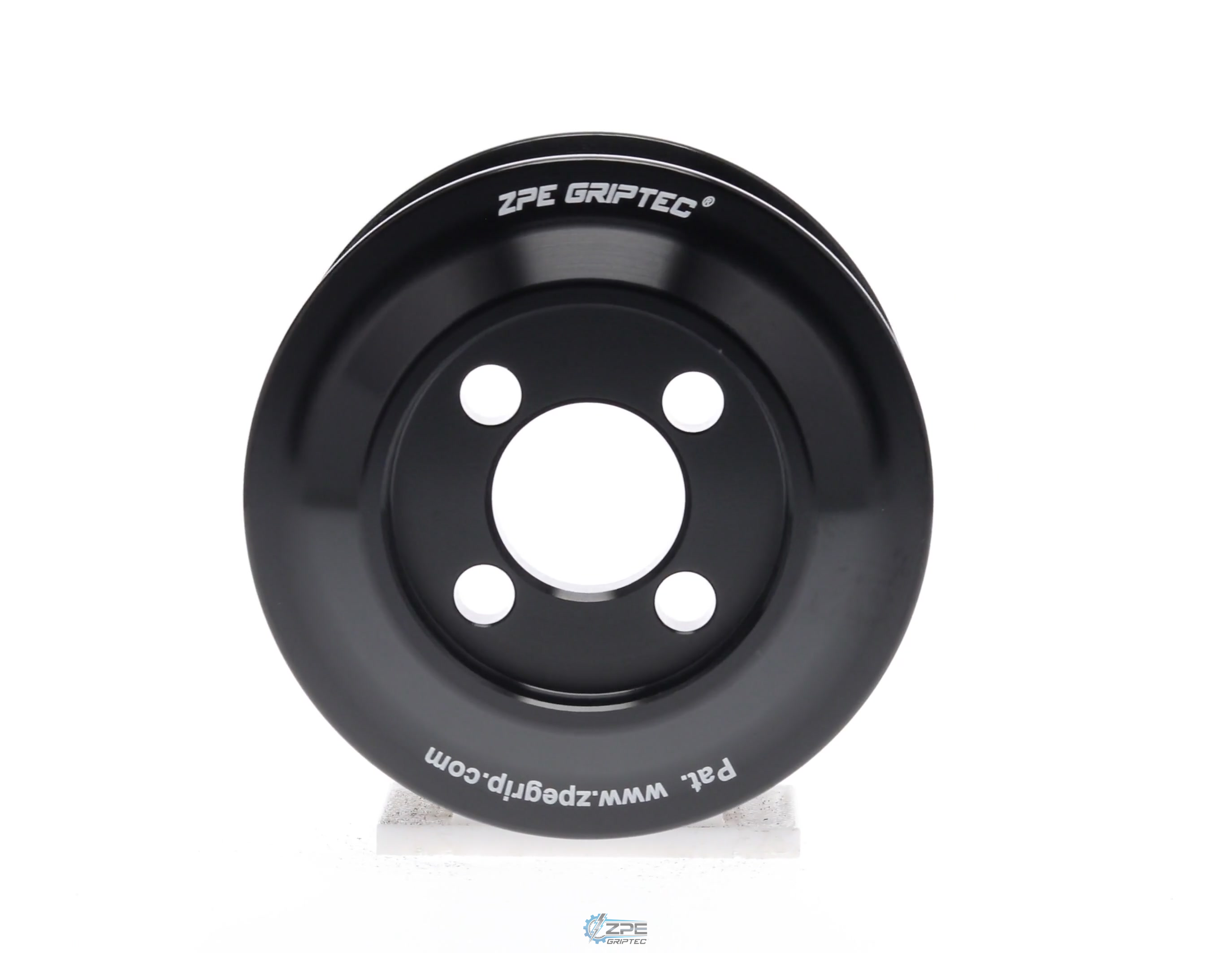 2.55" 8 Rib ZPE GripTec® Whipple Standard L3 Black Pulley