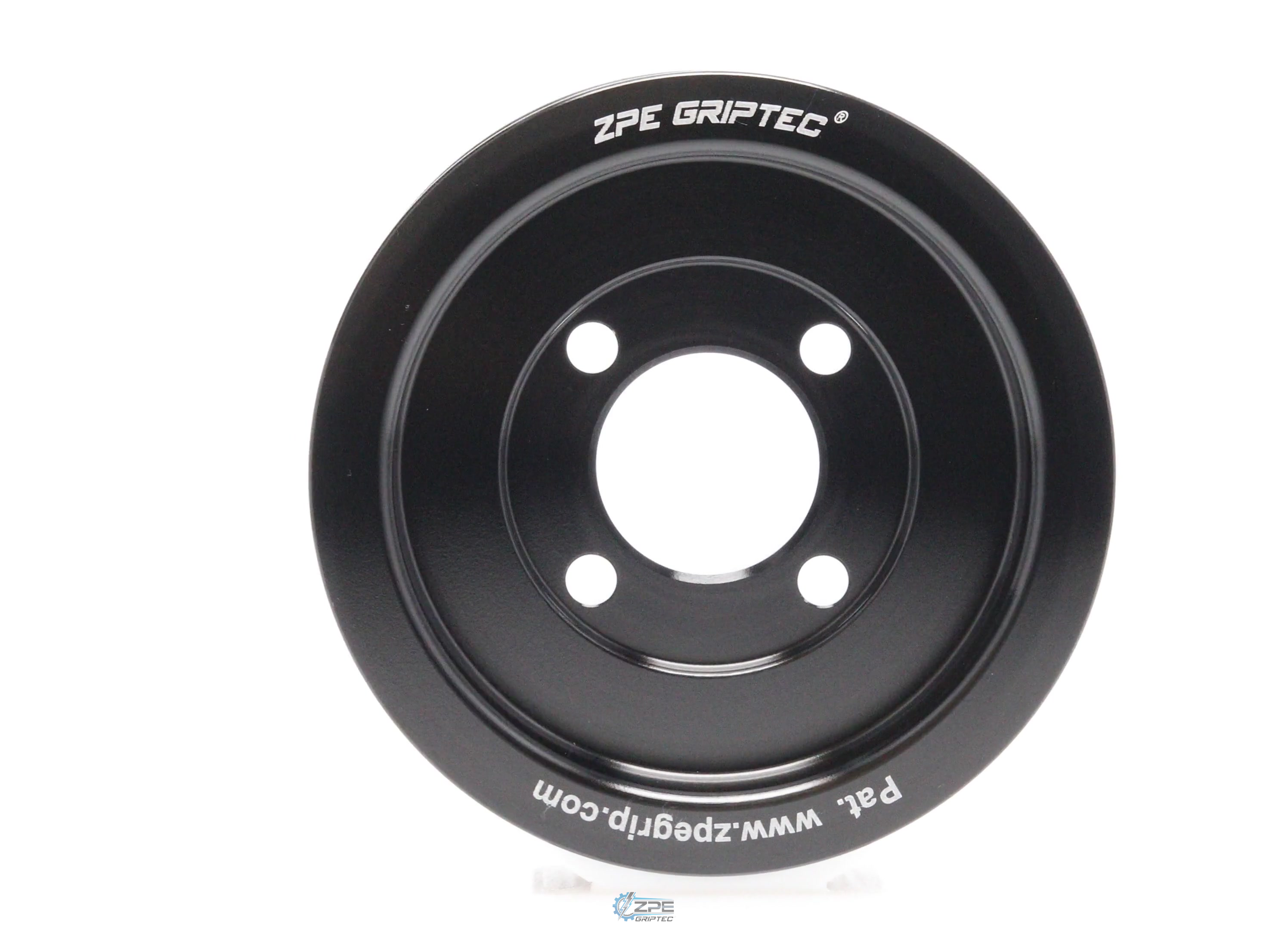 3.60" 6 Rib ZPE GripTec® 2pc Magnuson TVS L3 Black Pulley Only
