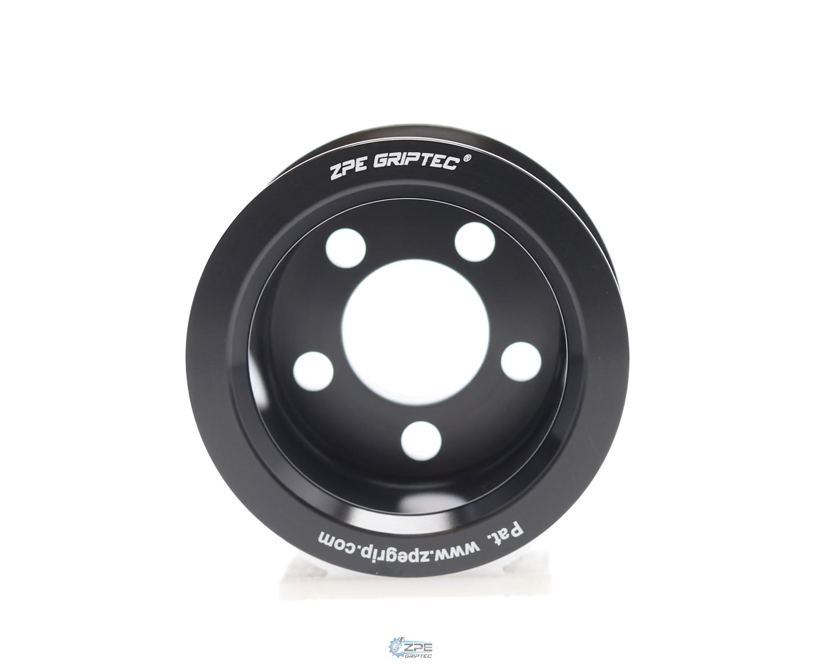 2.60" 8 Rib ZPE GripTec® Whipple 5 Bolt L3V-A Black Pulley Only