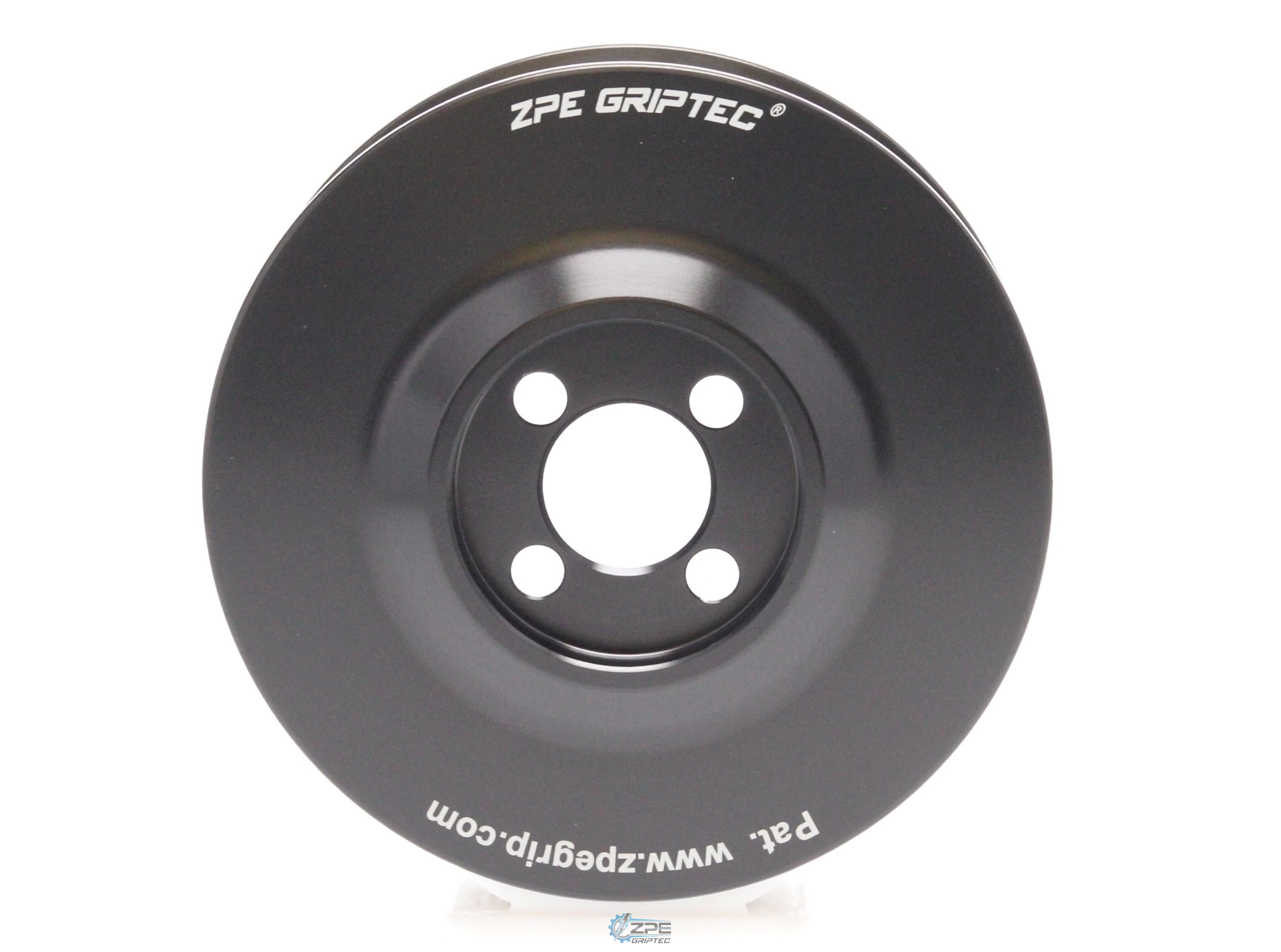 3.75" 6 Rib ZPE GripTec® Whipple Standard L3 Black Pulley
