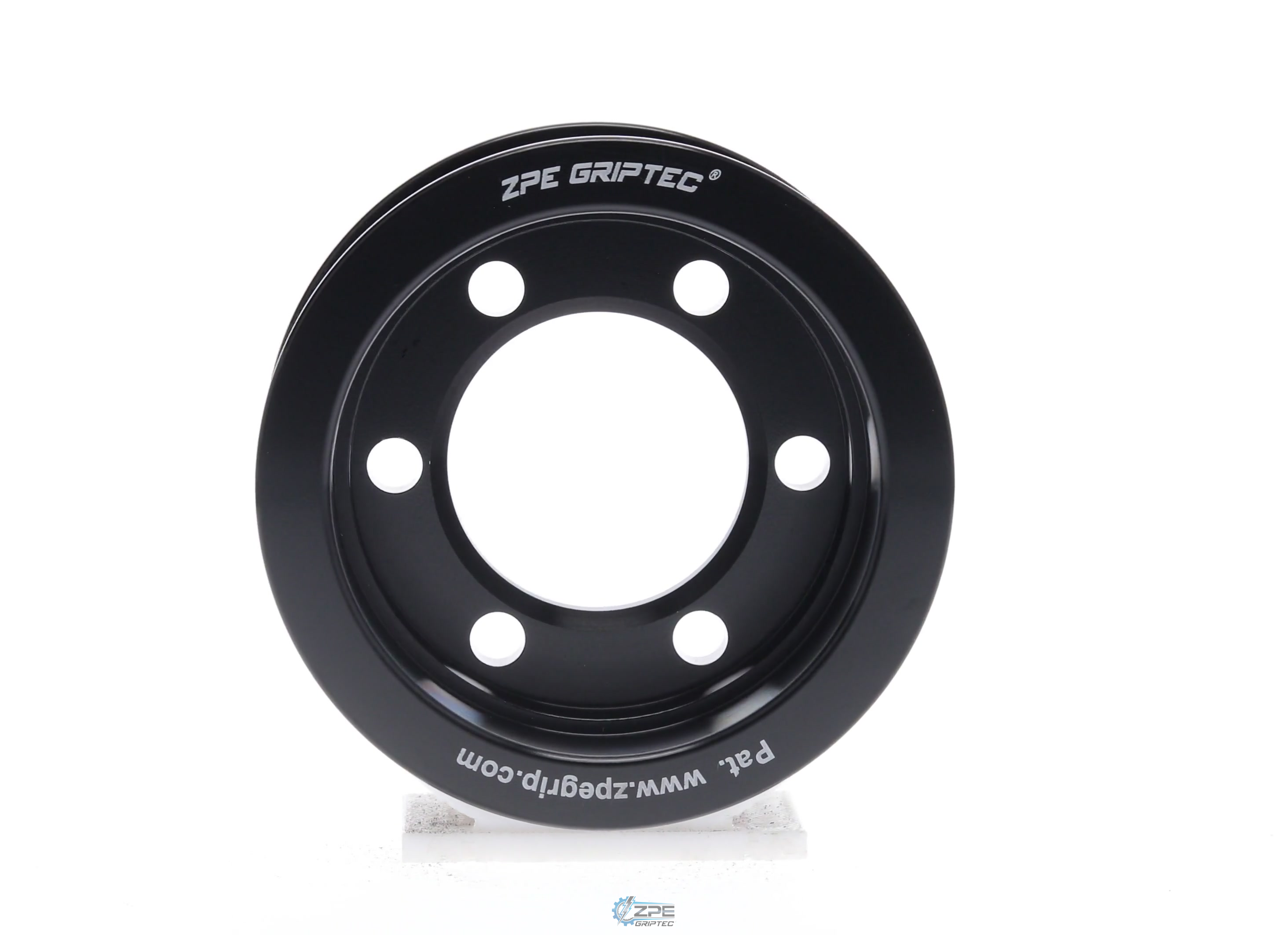 2.75" 6 Rib ZPE GripTec® 2pc Vortech YSi/JT/V3 L3 Black Pulley Only