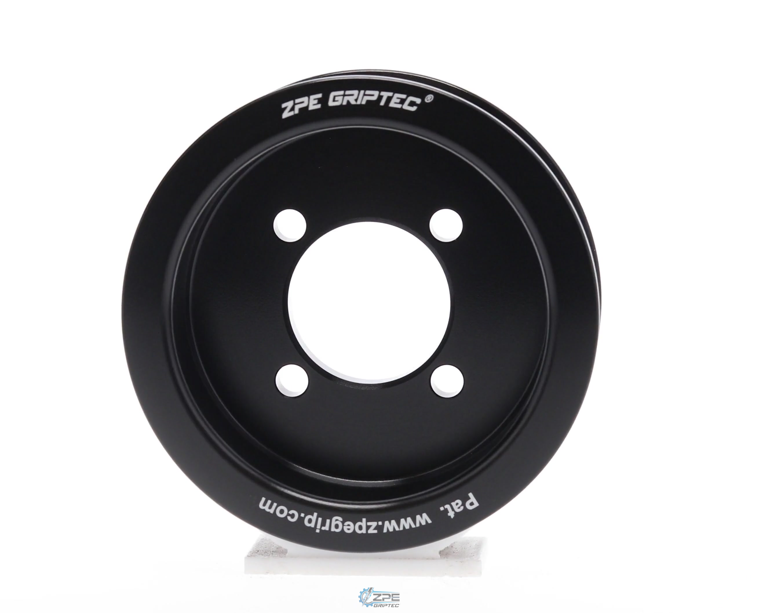 3.25" 6 Rib ZPE GripTec® 2pc Edelbrock TVS L3 Black Pulley Only