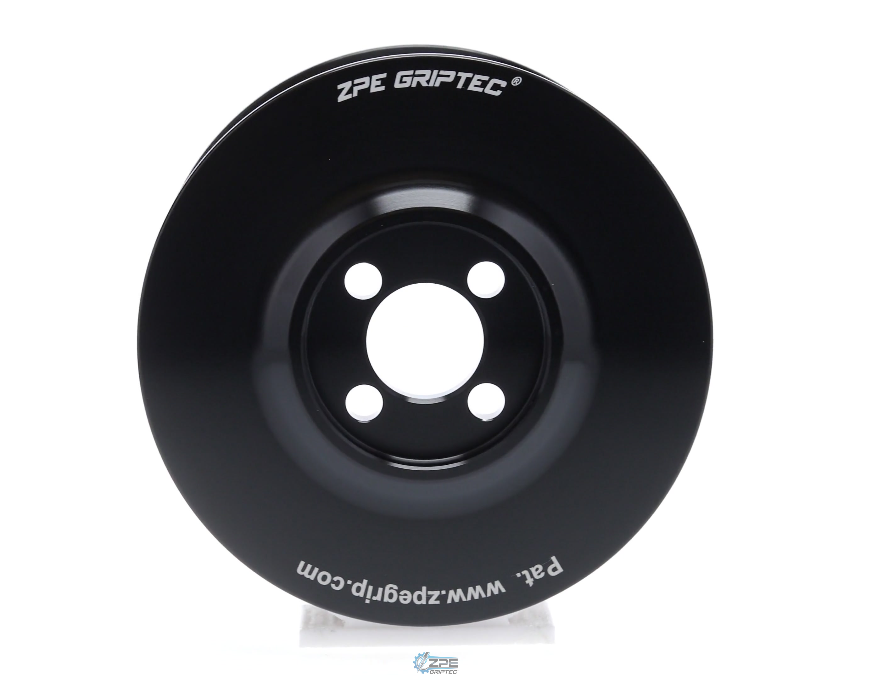3.625" 10 Rib ZPE GripTec® Whipple Cobra Jet L3 Black Pulley Only