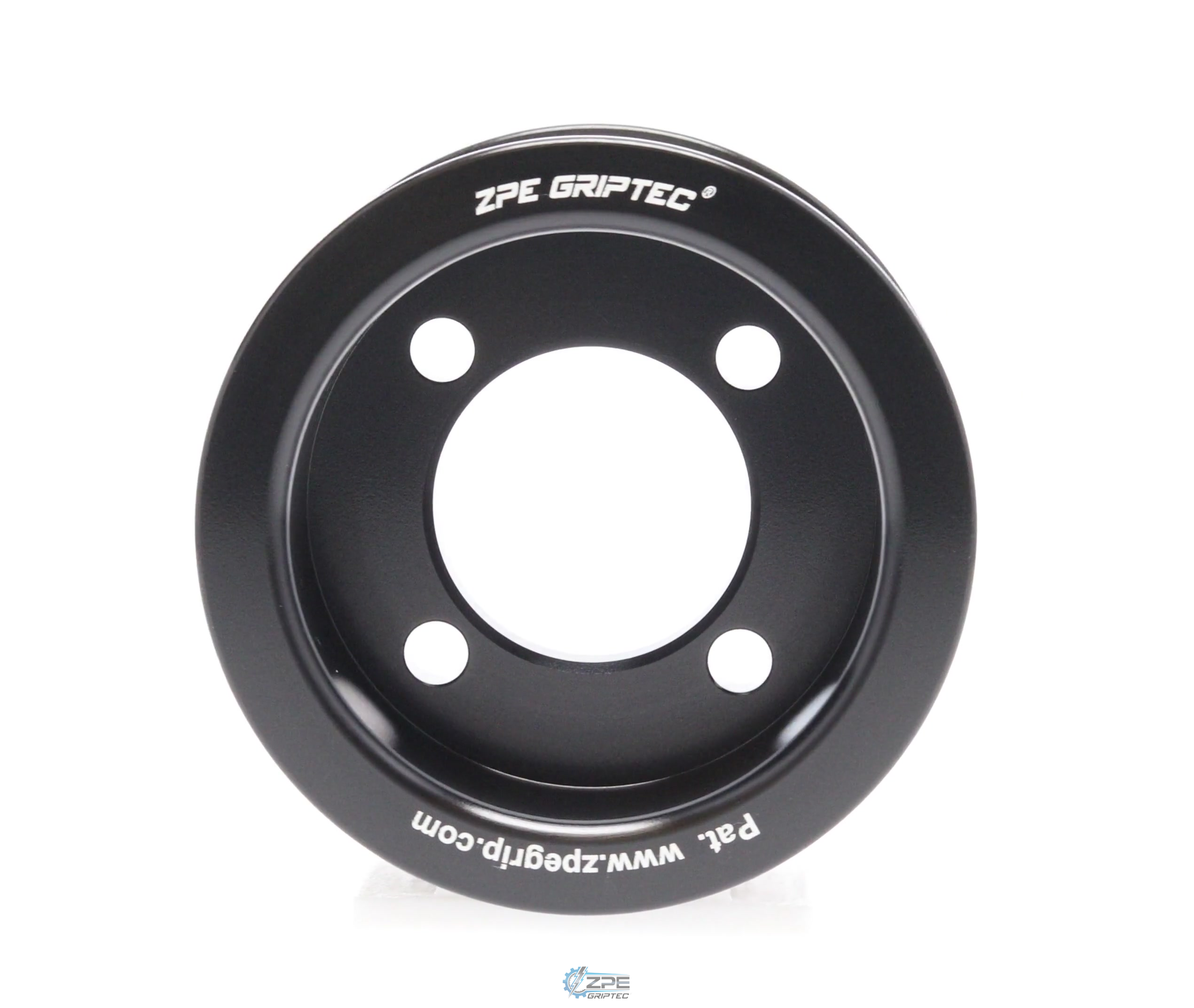 2.65" 8 Rib ZPE GripTec® 2pc Edelbrock TVS L3 Black Pulley Only