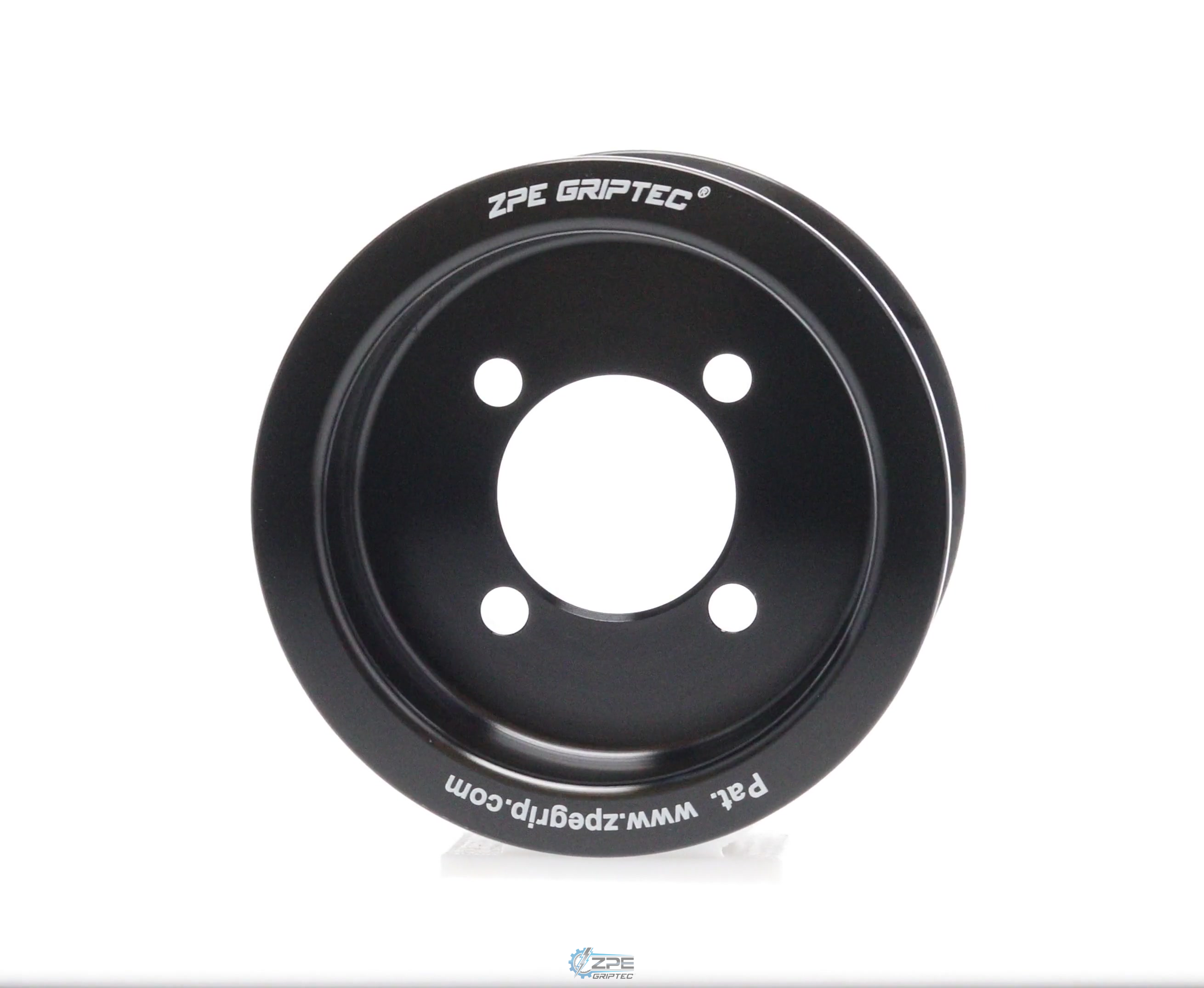 3.25" 12 Rib ZPE GripTec® 2pc Edelbrock TVS L3 Black Pulley Only