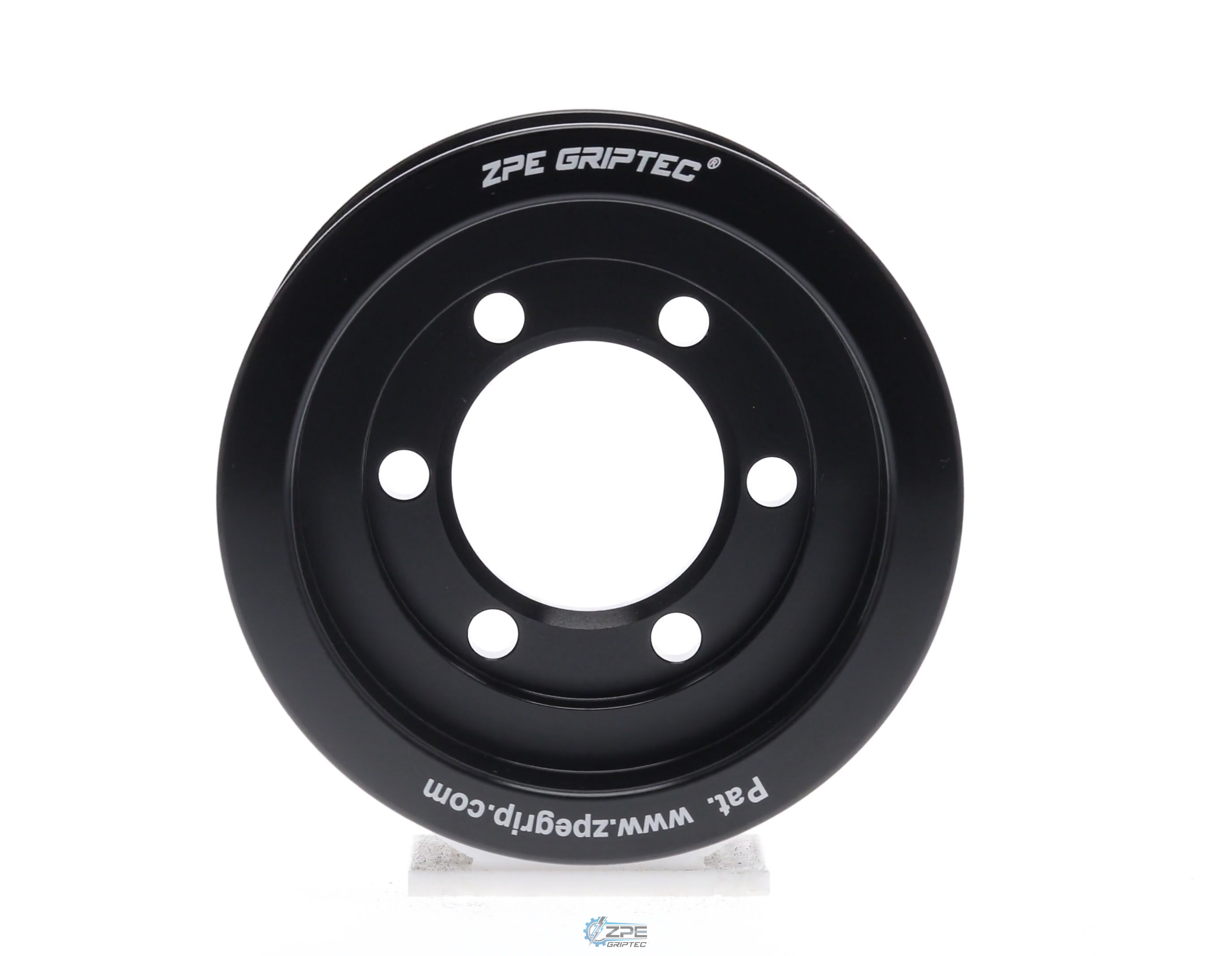 3.33" 8 Rib ZPE GripTec® 2pc Vortech YSi/JT/V3 L3 Black Pulley Only