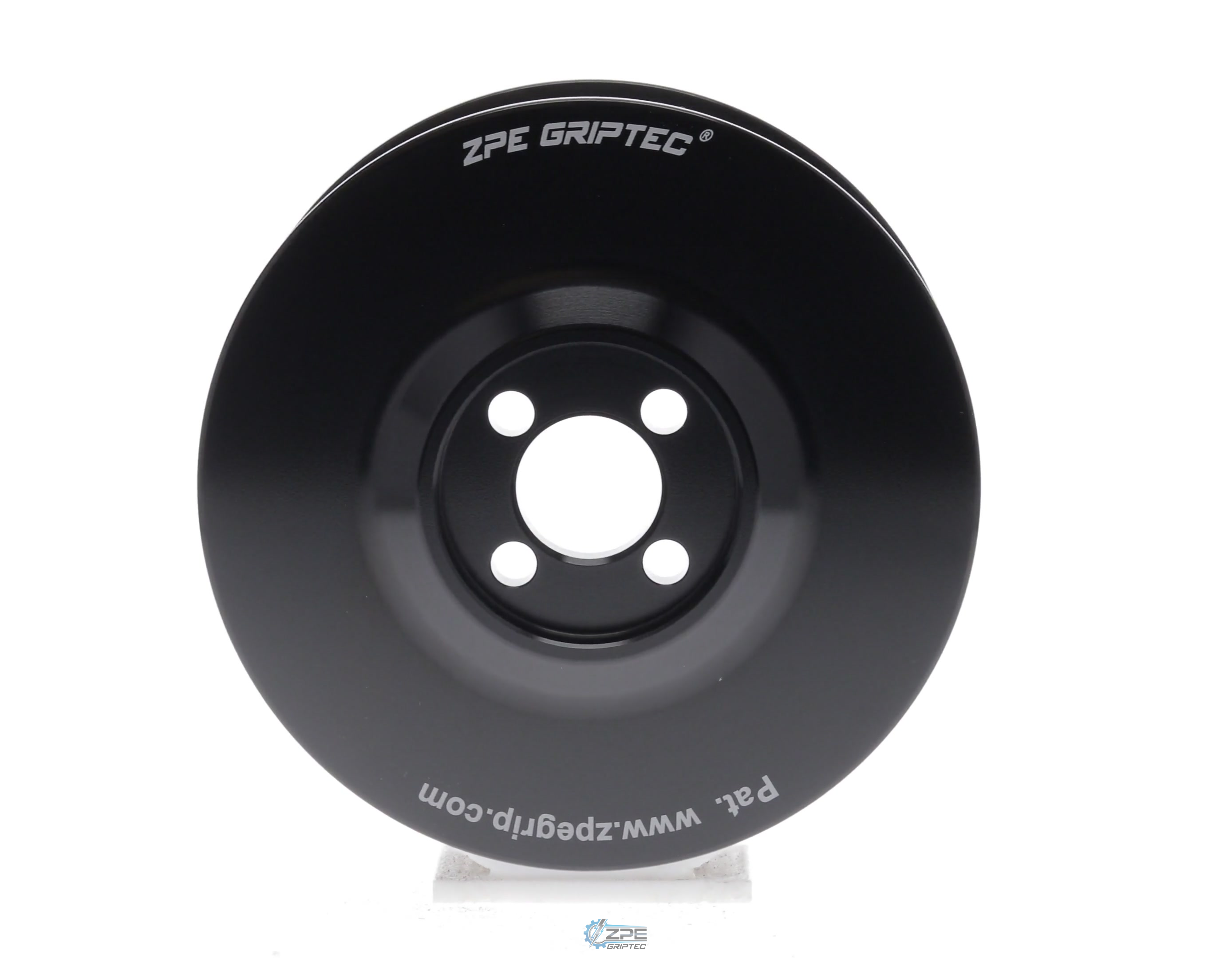 4.00" 8 Rib ZPE GripTec® Whipple Standard L3V-A Black Pulley