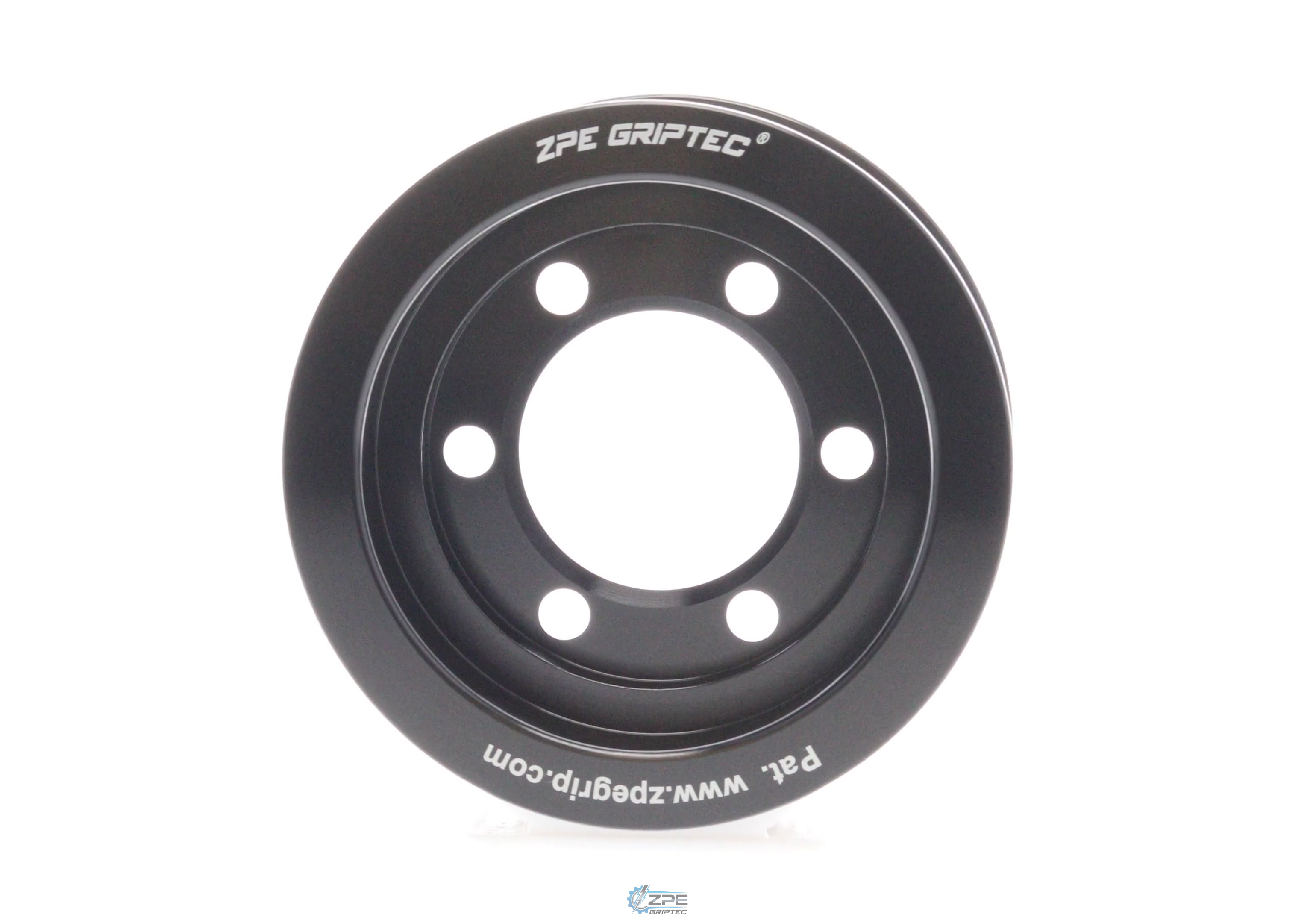 3.15" 8 Rib ZPE GripTec® 2pc Vortech YSi/JT/V3 L3 Black Pulley Only