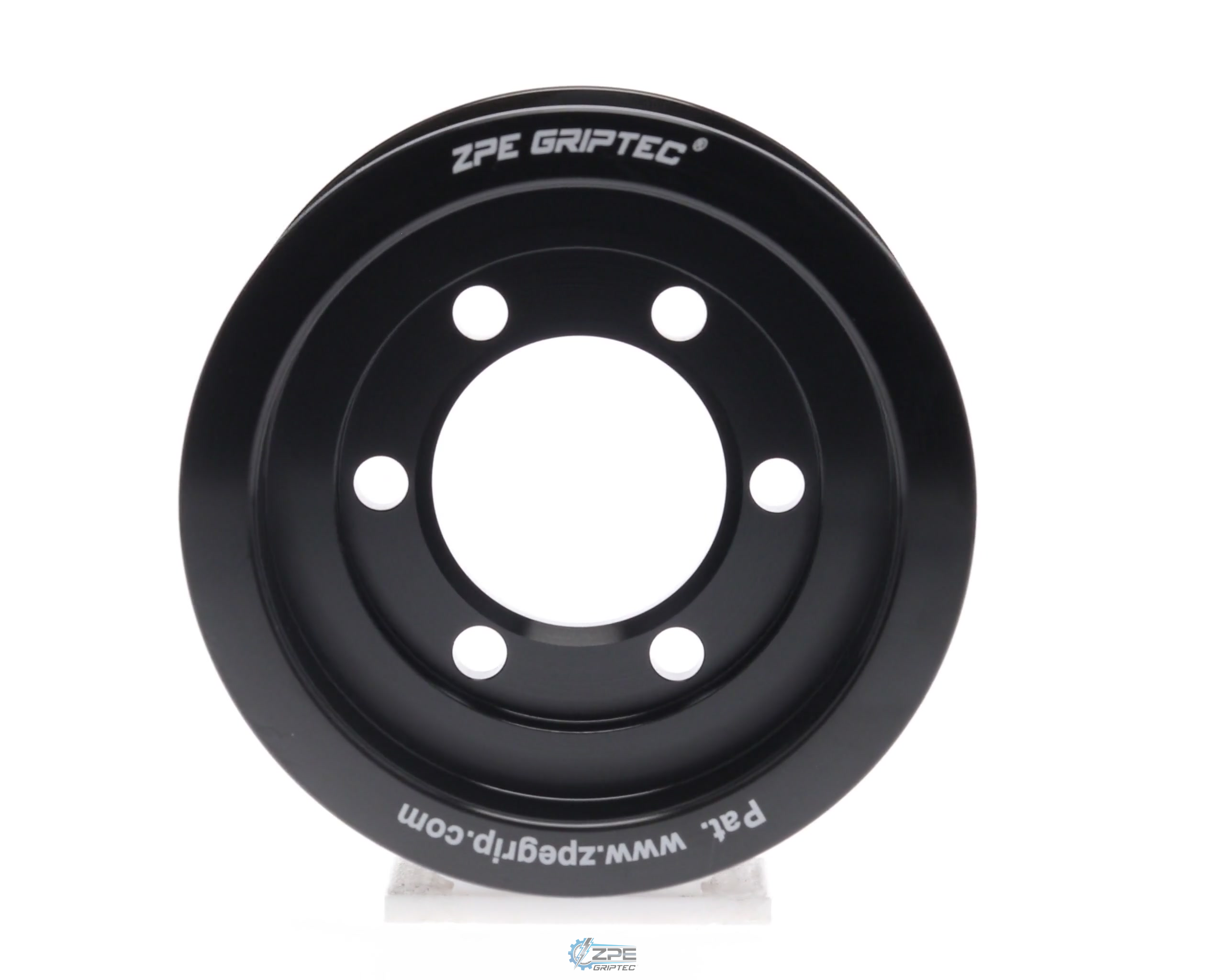 3.30" 10 Rib ZPE GripTec® 2pc Vortech YSi/JT/V3 L3 Black Pulley Only