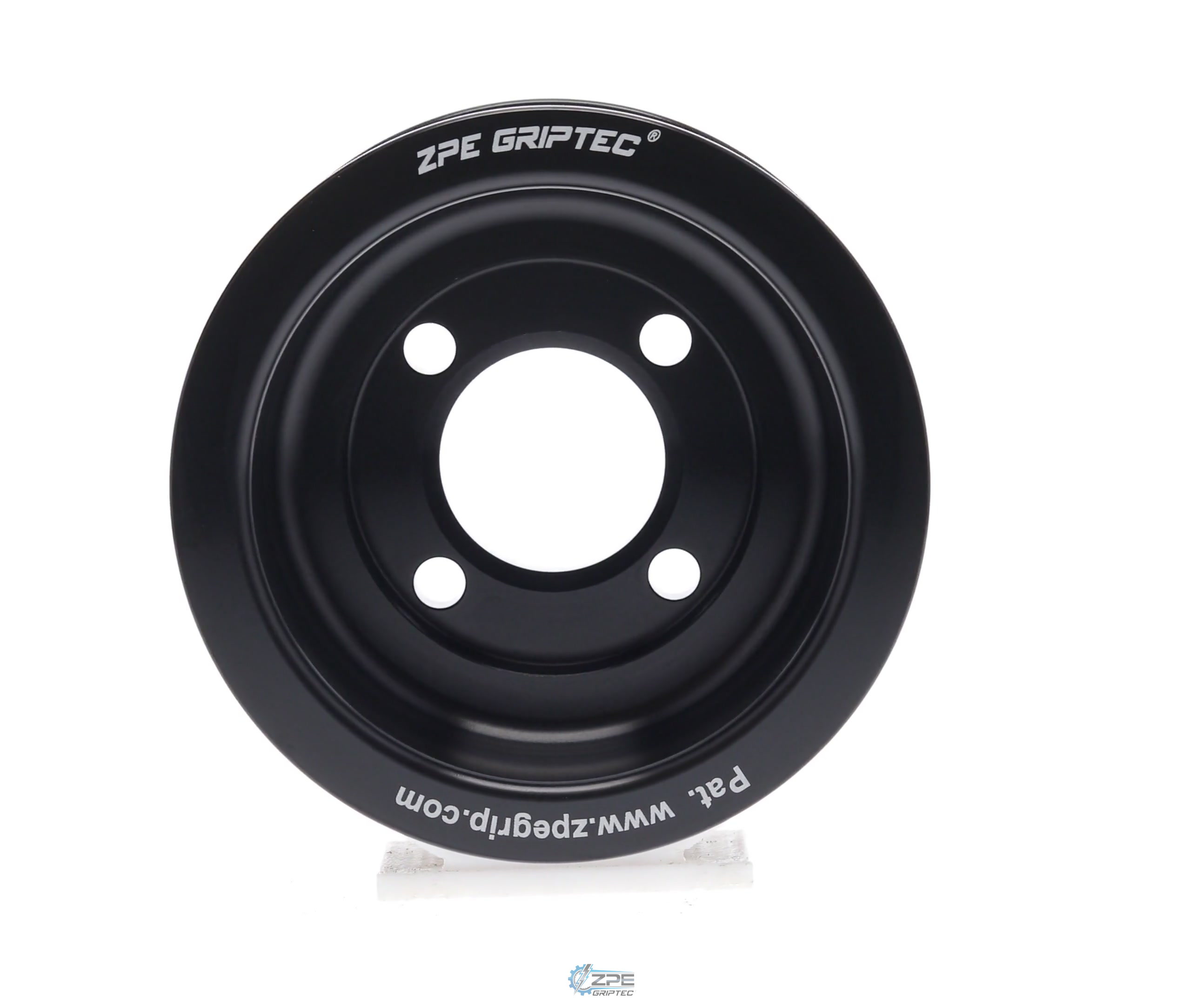 3.25" 8 Rib ZPE GripTec® 2pc Magnuson Heartbeat TVS L3 Black Pulley Only
