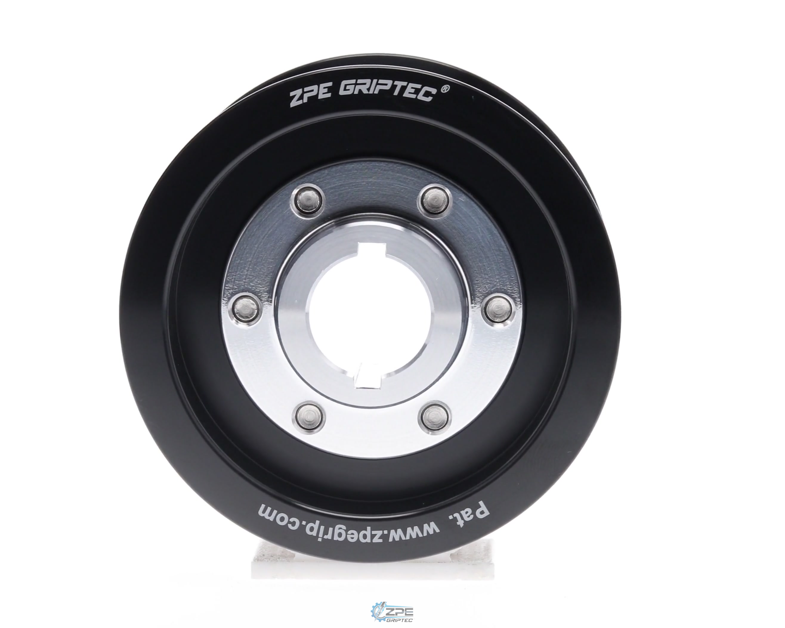 3.30" 10 Rib ZPE GripTec® 2pc Vortech YSi/JT/V3 L3 Black Pulley & Hub Kit
