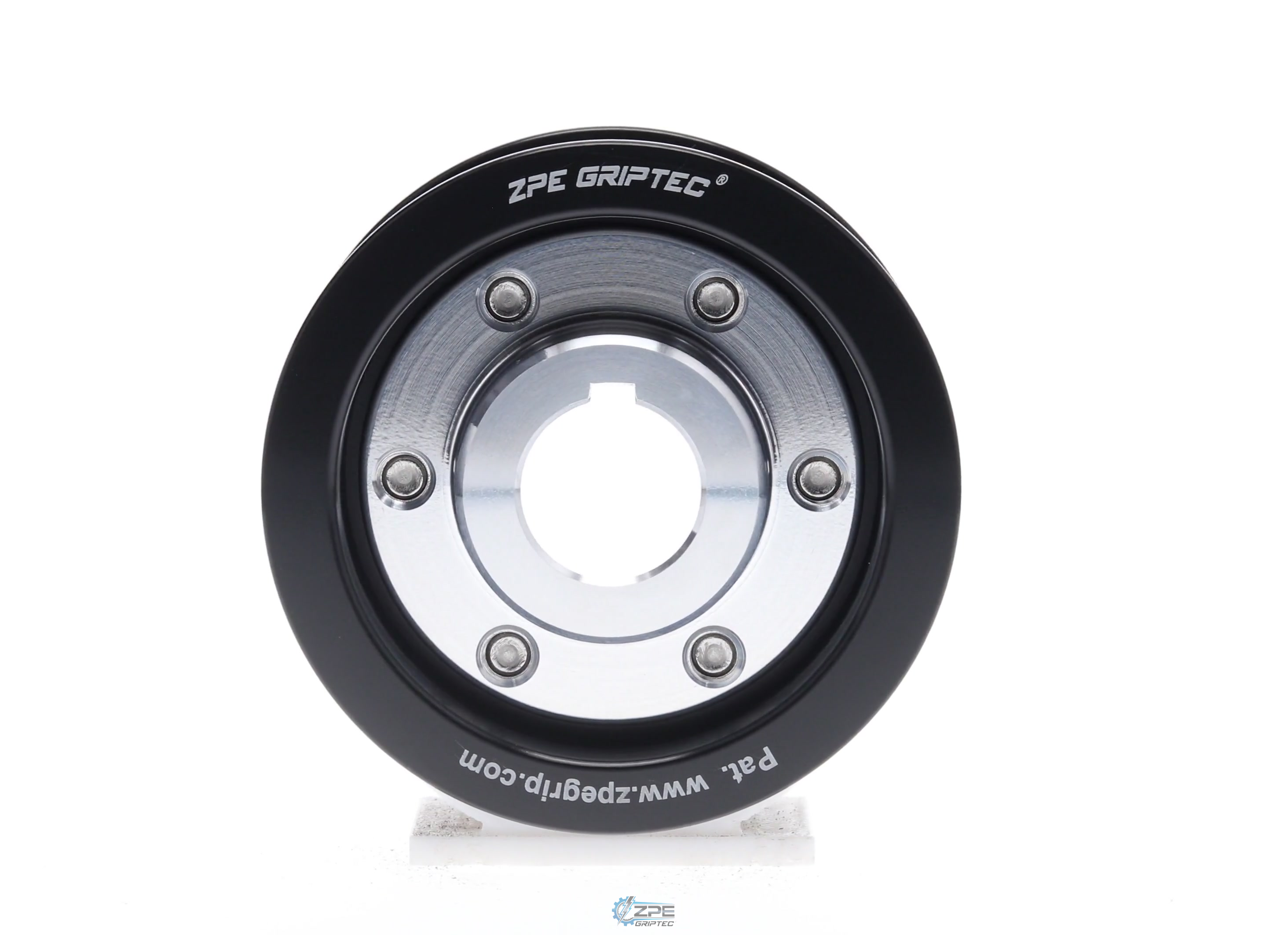 2.75" 6 Rib ZPE GripTec® 2pc Vortech YSi/JT/V3 L3 Black Pulley & Hub Kit