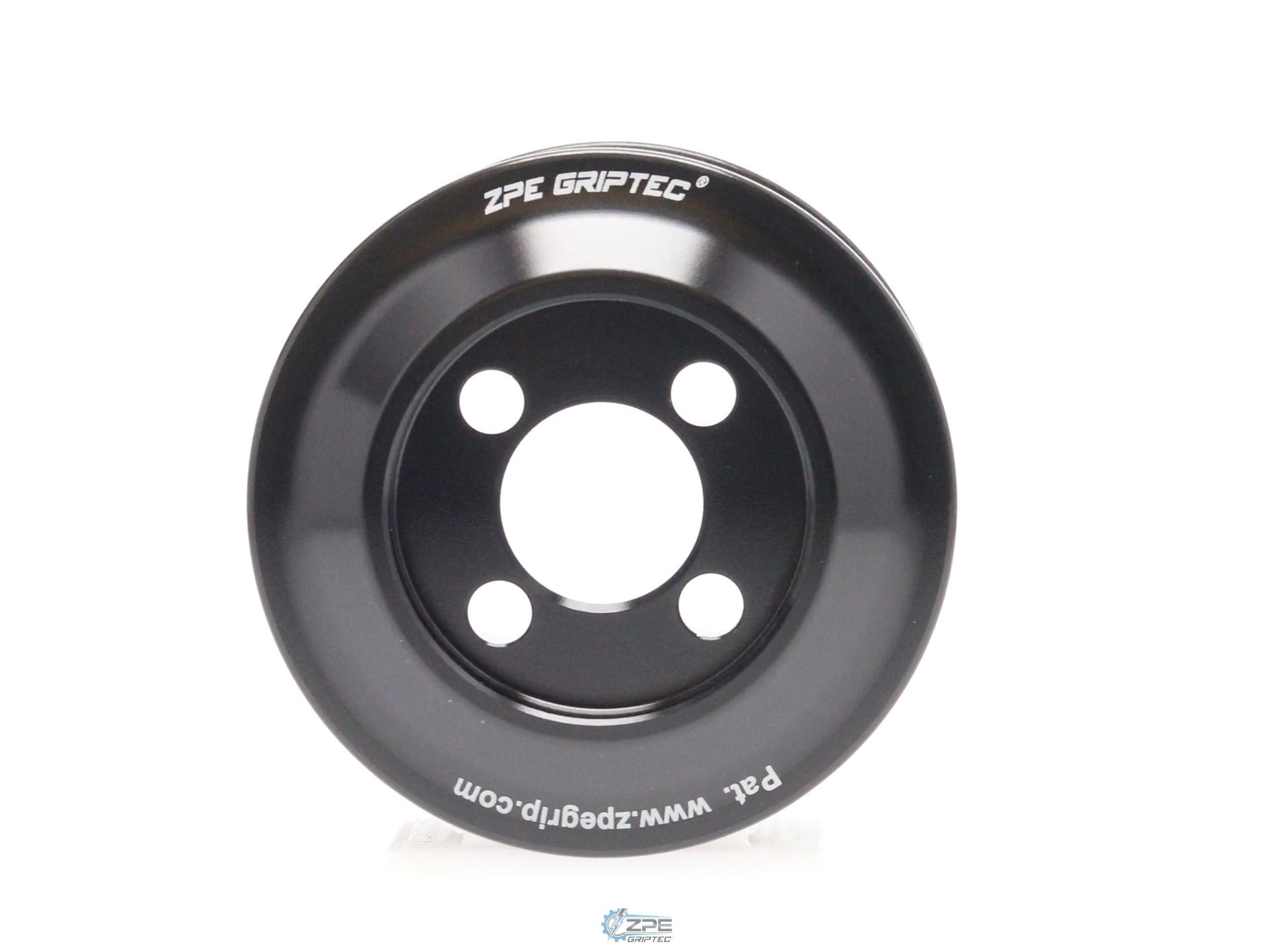 2.50" 8 Rib ZPE GripTec® Whipple Standard L3 Black Pulley