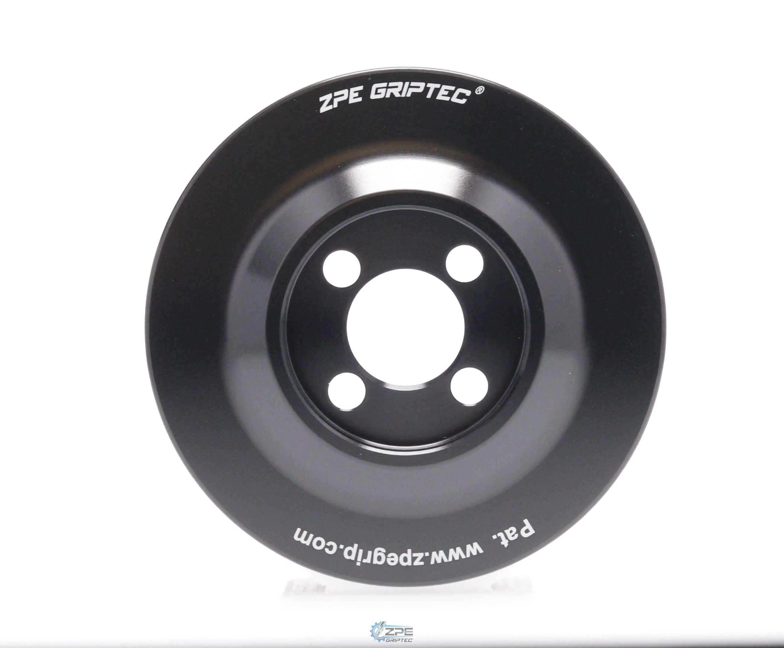 3.25" 8 Rib ZPE GripTec® Whipple Standard L3 Black Pulley