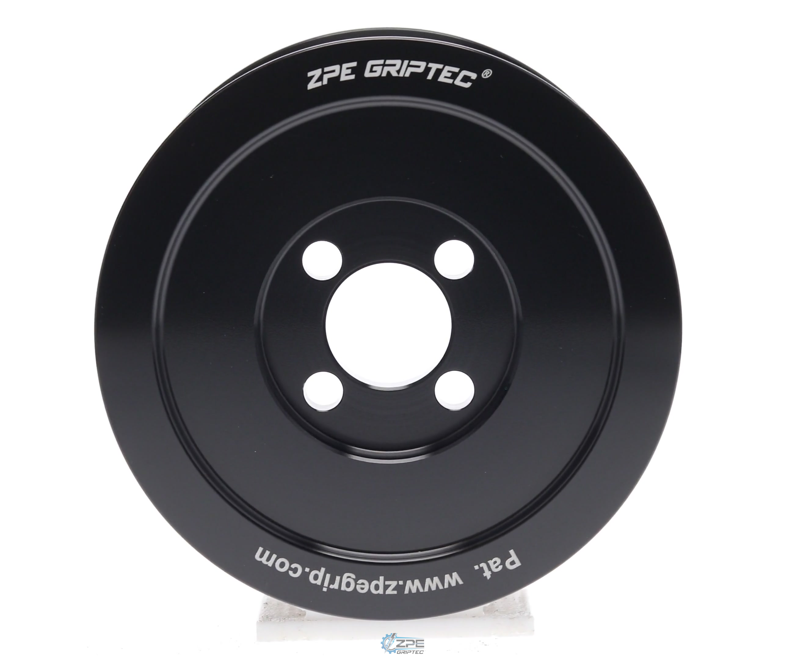 3.375" 10 Rib ZPE GripTec® Whipple GT500 L3 Black Pulley