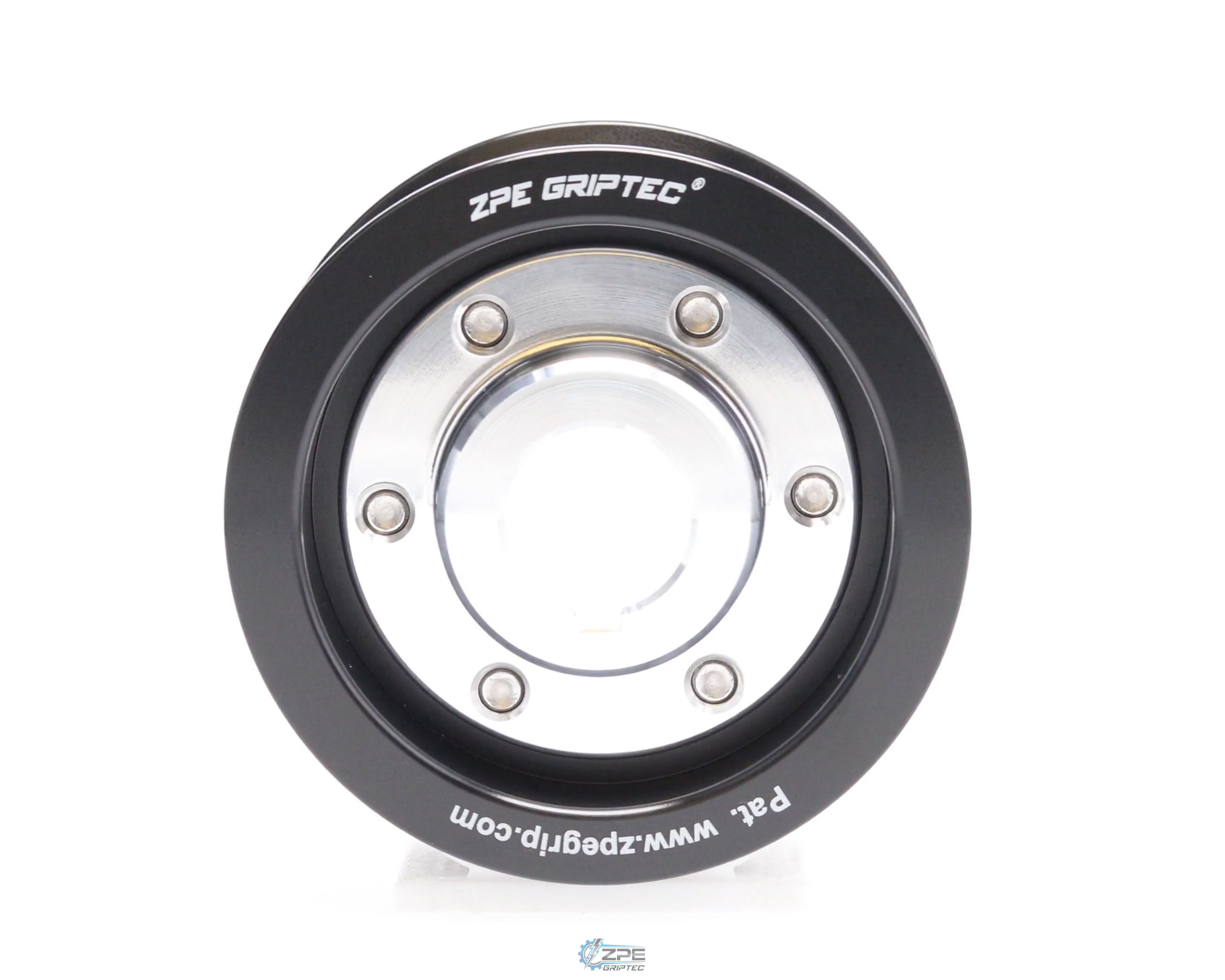 2.85" 8 Rib ZPE GripTec® 2pc Vortech YSi/JT/V3 L3 Black Pulley & Hub Kit