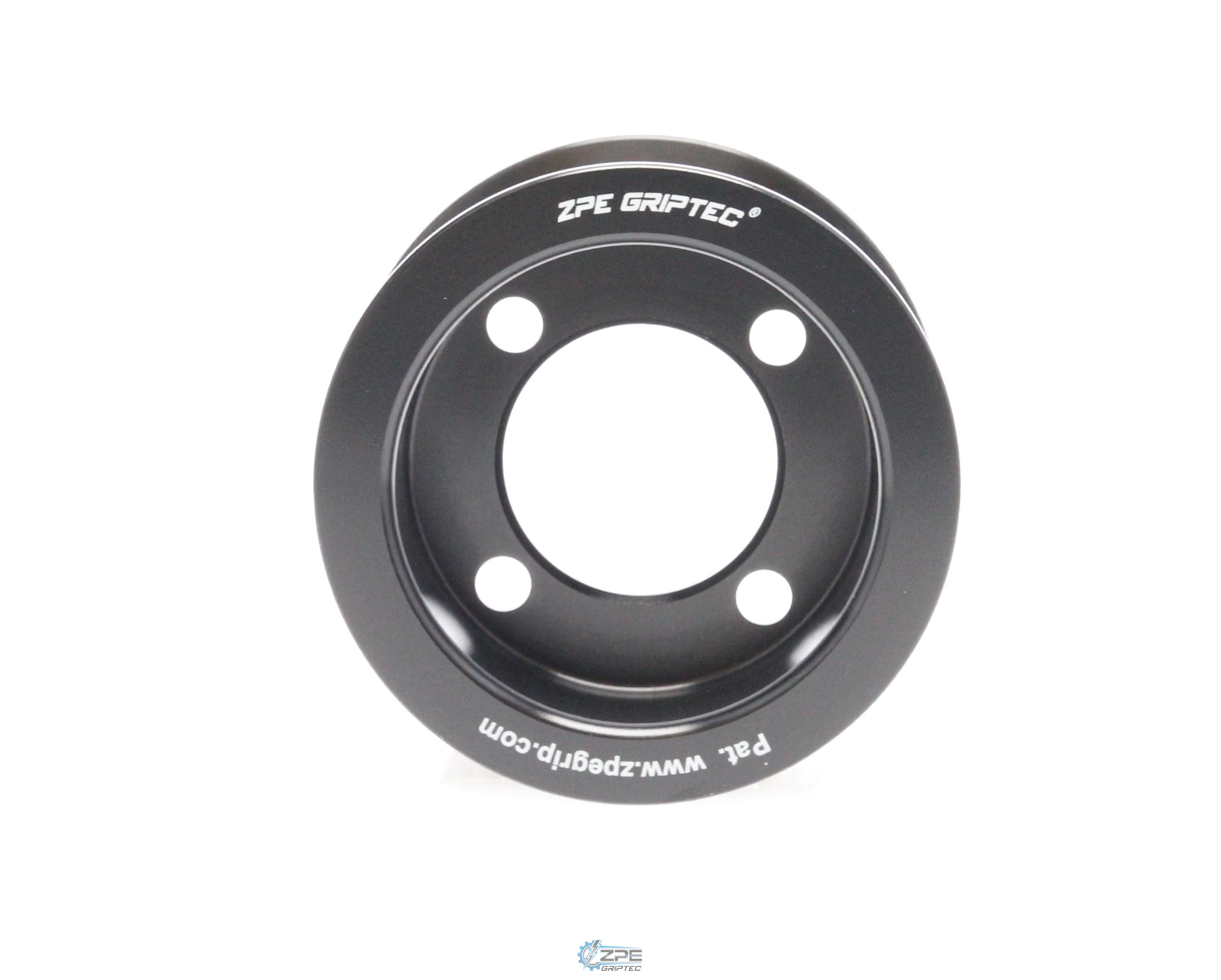2.55" 10 Rib ZPE GripTec® 2pc Edelbrock TVS L3 Black Pulley Only