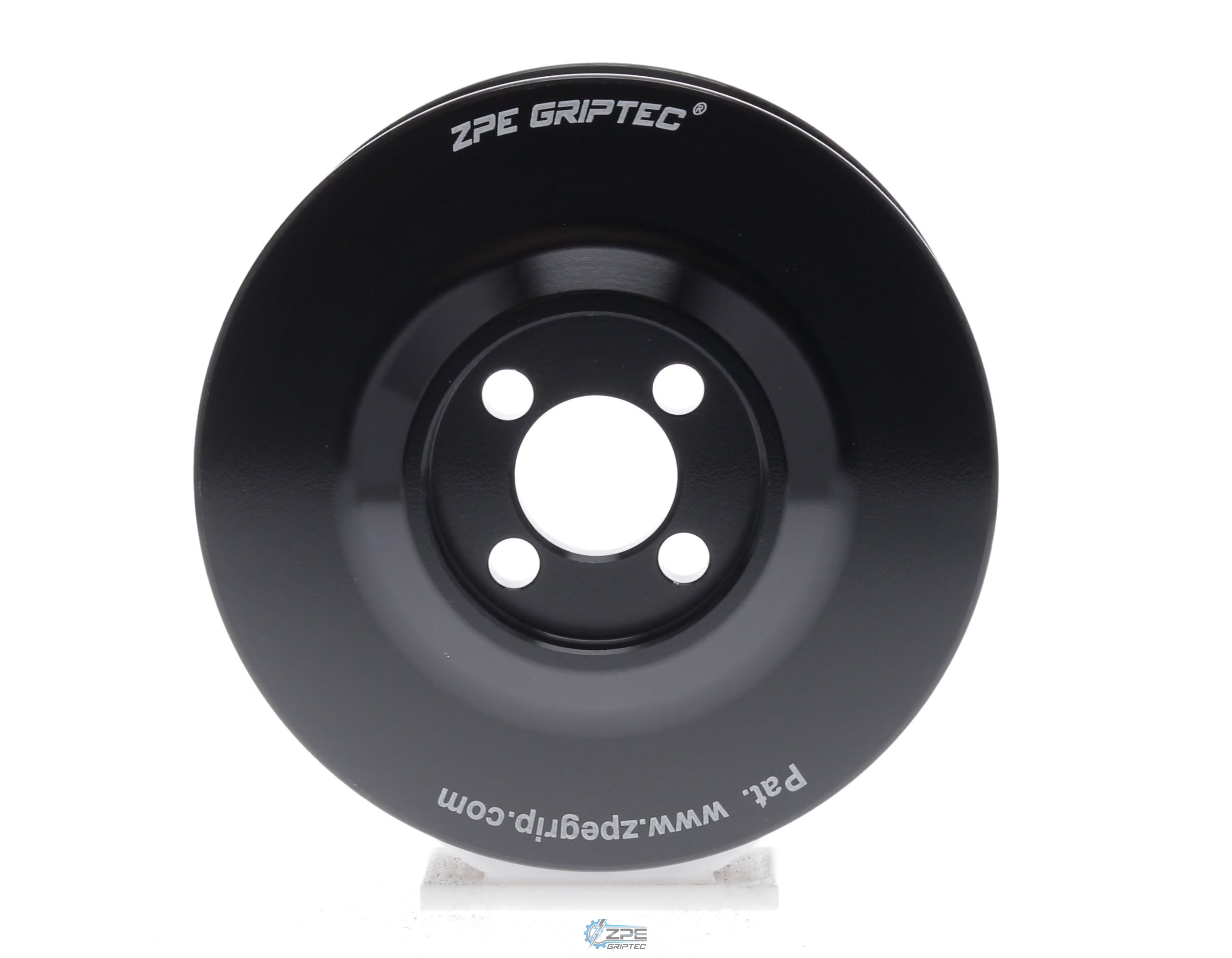 3.65" 6 Rib ZPE GripTec® Whipple Standard L3 Black Pulley