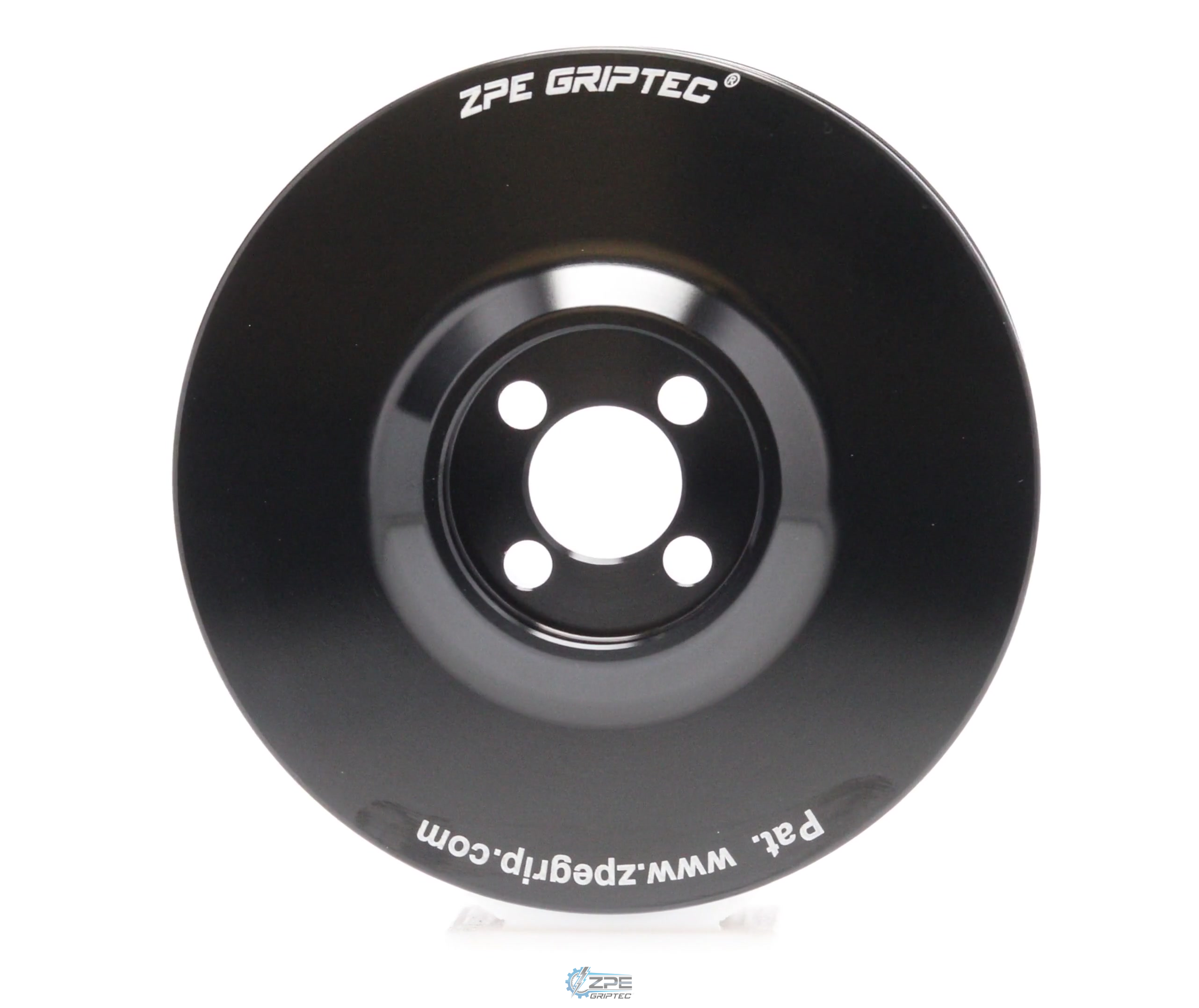 4.25" 8 Rib ZPE GripTec® Whipple Standard L3 Black Pulley