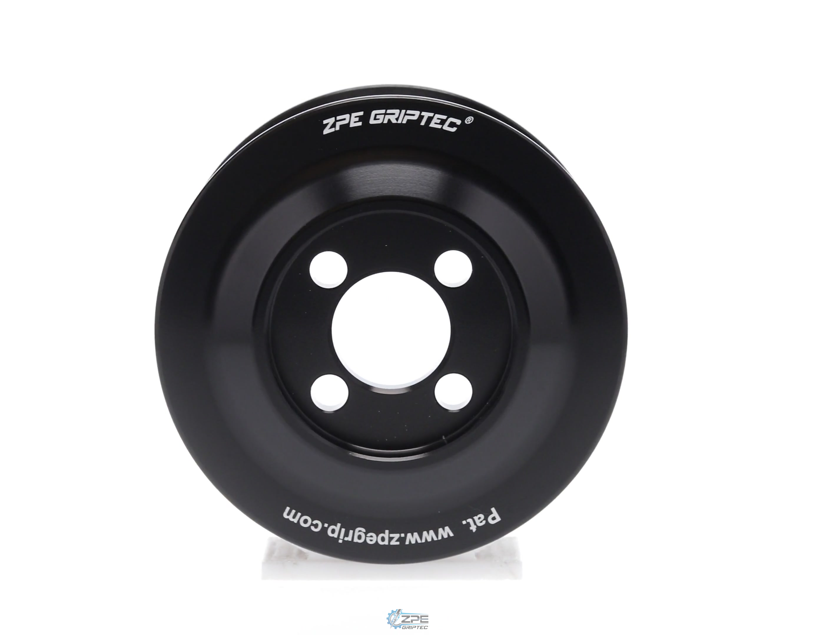 2.875" 8 Rib ZPE GripTec® Whipple Cobra L3 Black Pulley