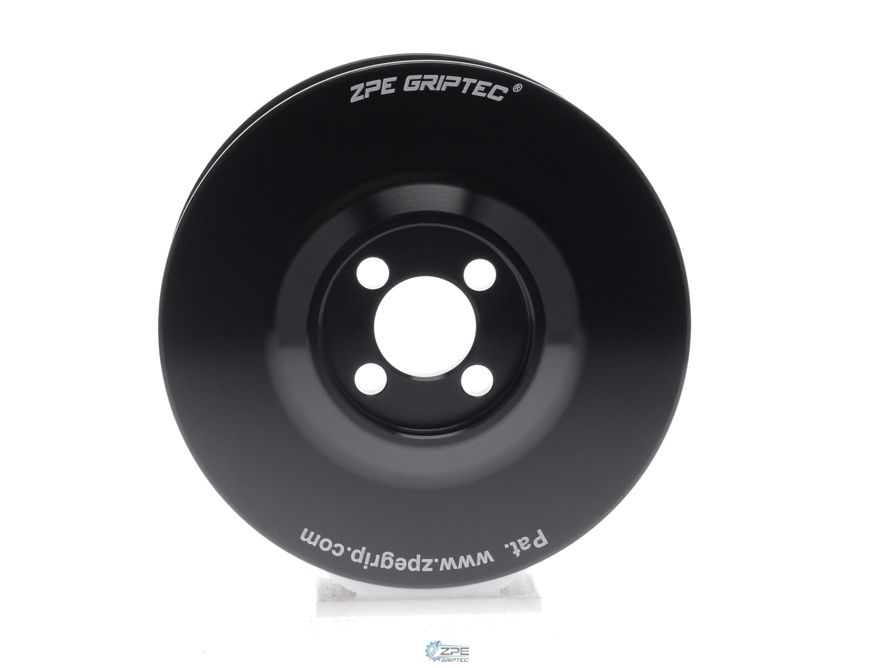 3.875" 6 Rib ZPE GripTec® Whipple Standard L3V-A Black Pulley