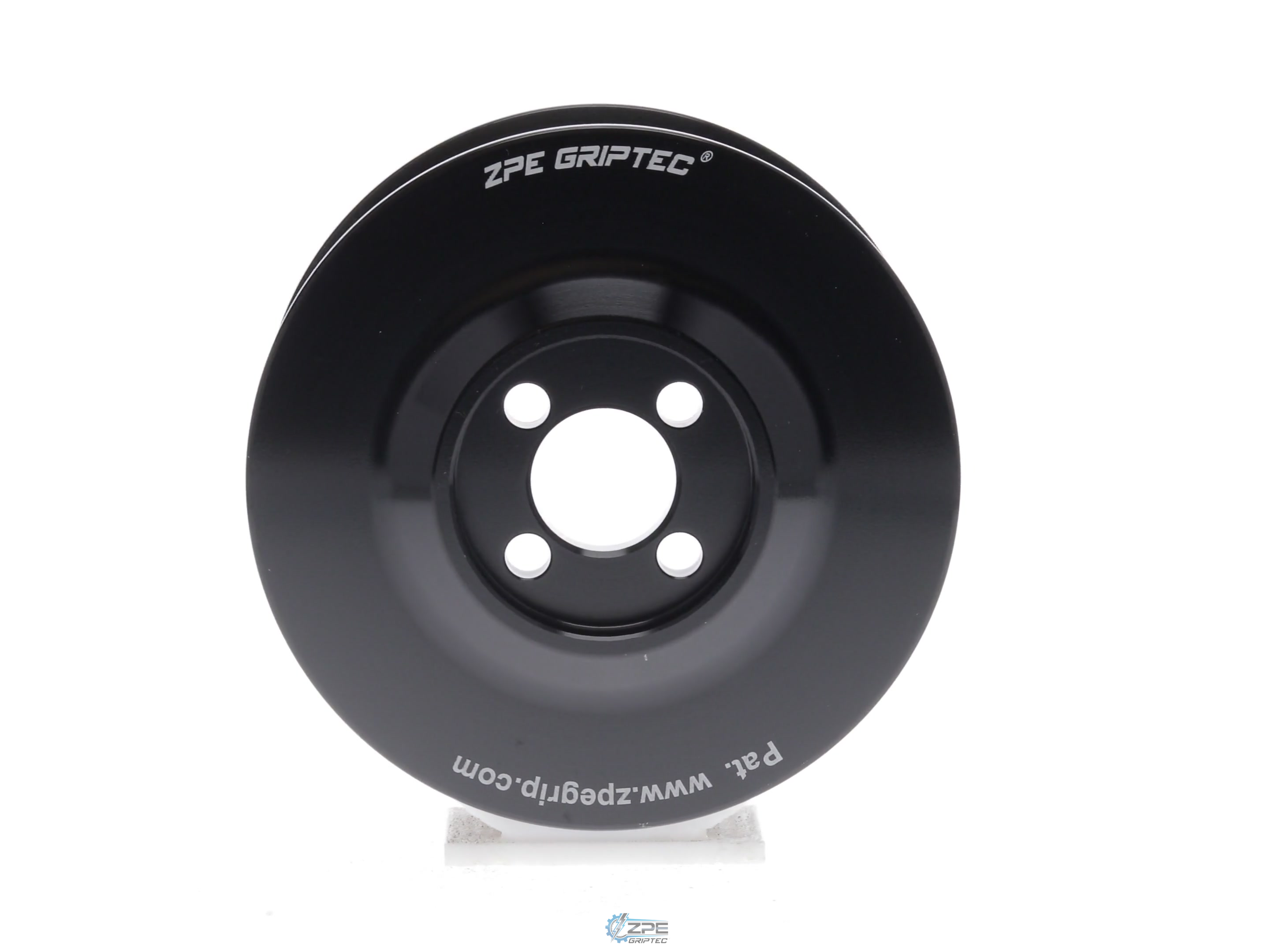 3.625" 8 Rib ZPE GripTec® Whipple Standard L3V-A Black Pulley