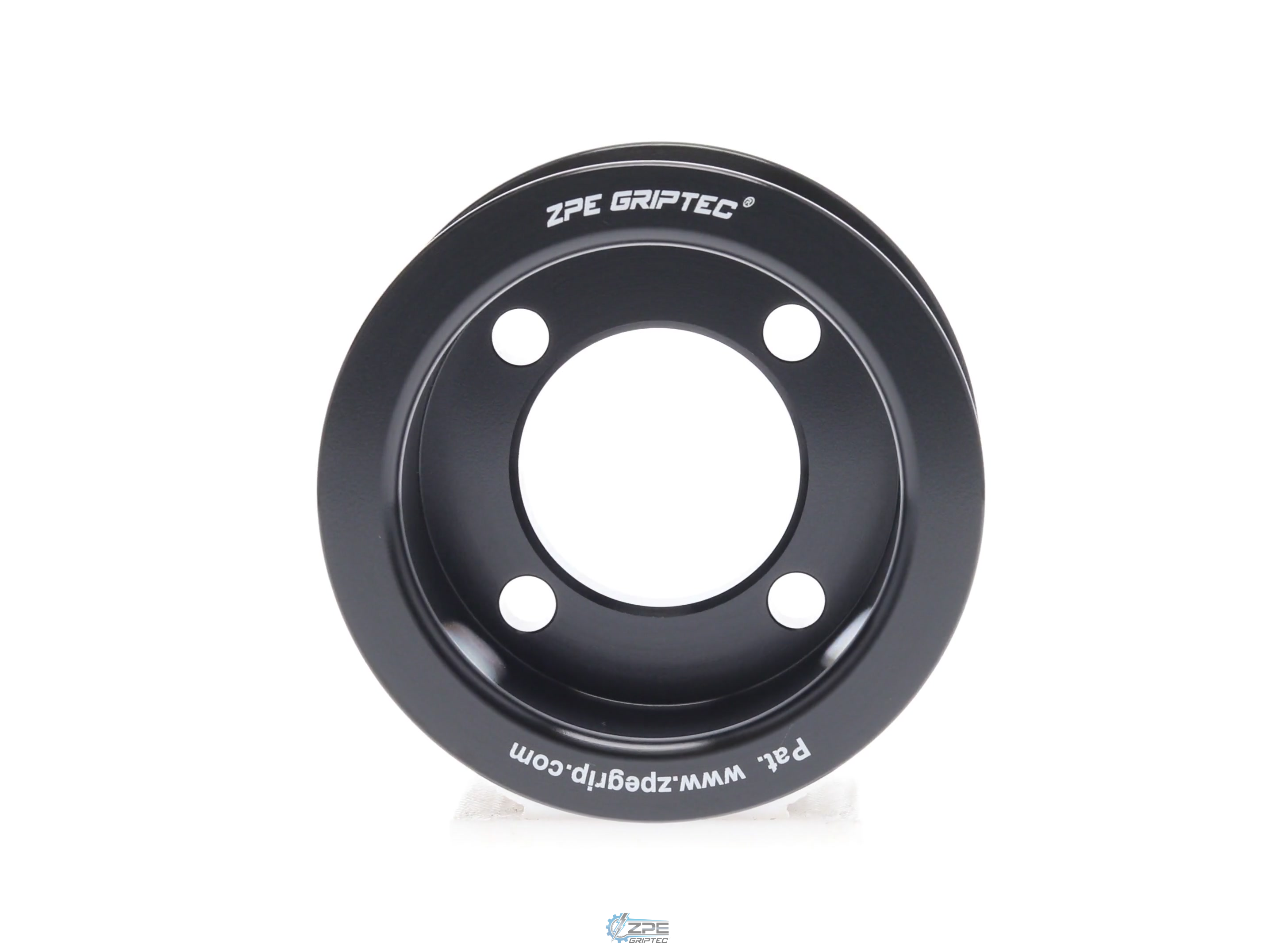 2.55" 6 Rib ZPE GripTec® 2pc Edelbrock TVS L3 Black Pulley Only