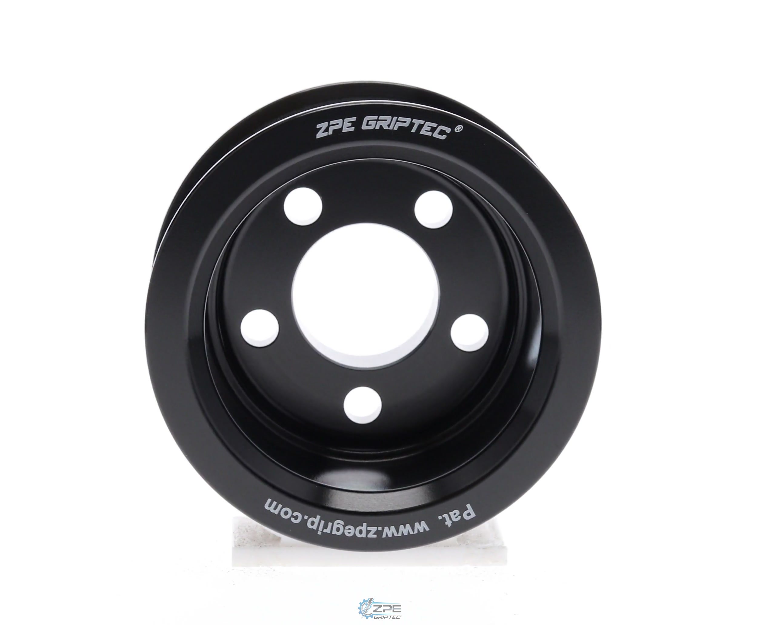 2.65" 8 Rib ZPE GripTec® Whipple 5 Bolt L3V-A Black Pulley Only