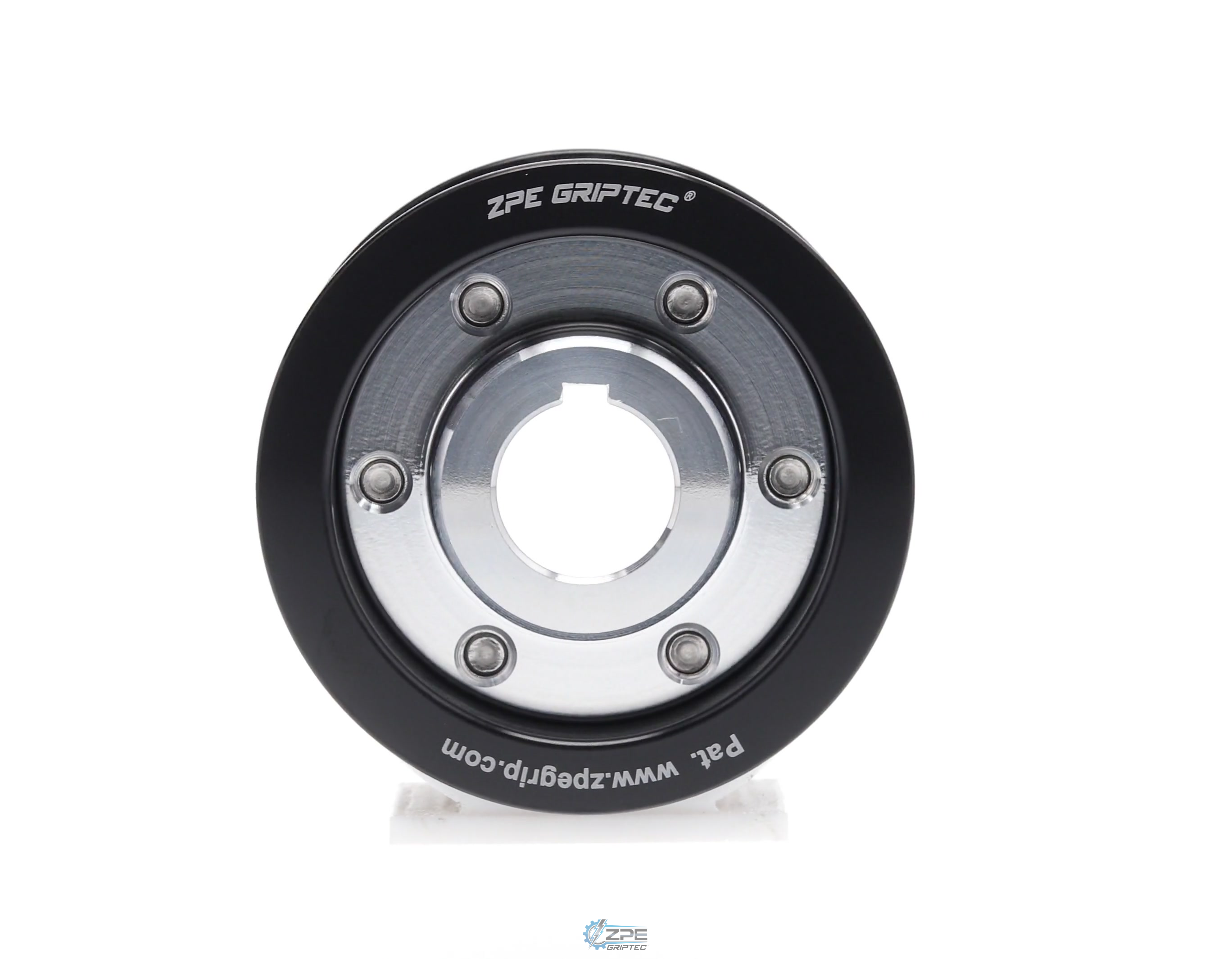 2.62" 6 Rib ZPE GripTec® 2pc Vortech YSi/JT/V3 L3 Black Pulley & Hub Kit