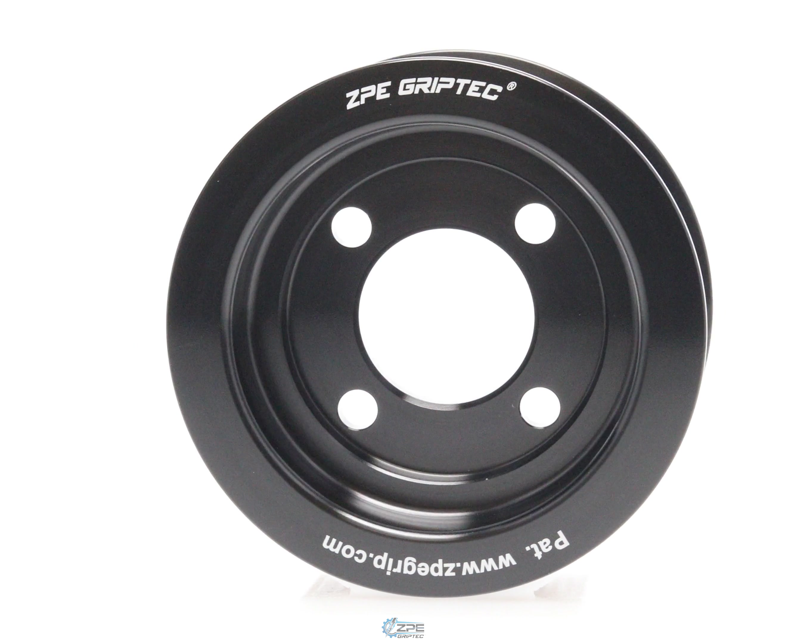 3.00" 8 Rib ZPE GripTec® 2pc Magnuson TVS L3 Black Pulley Only