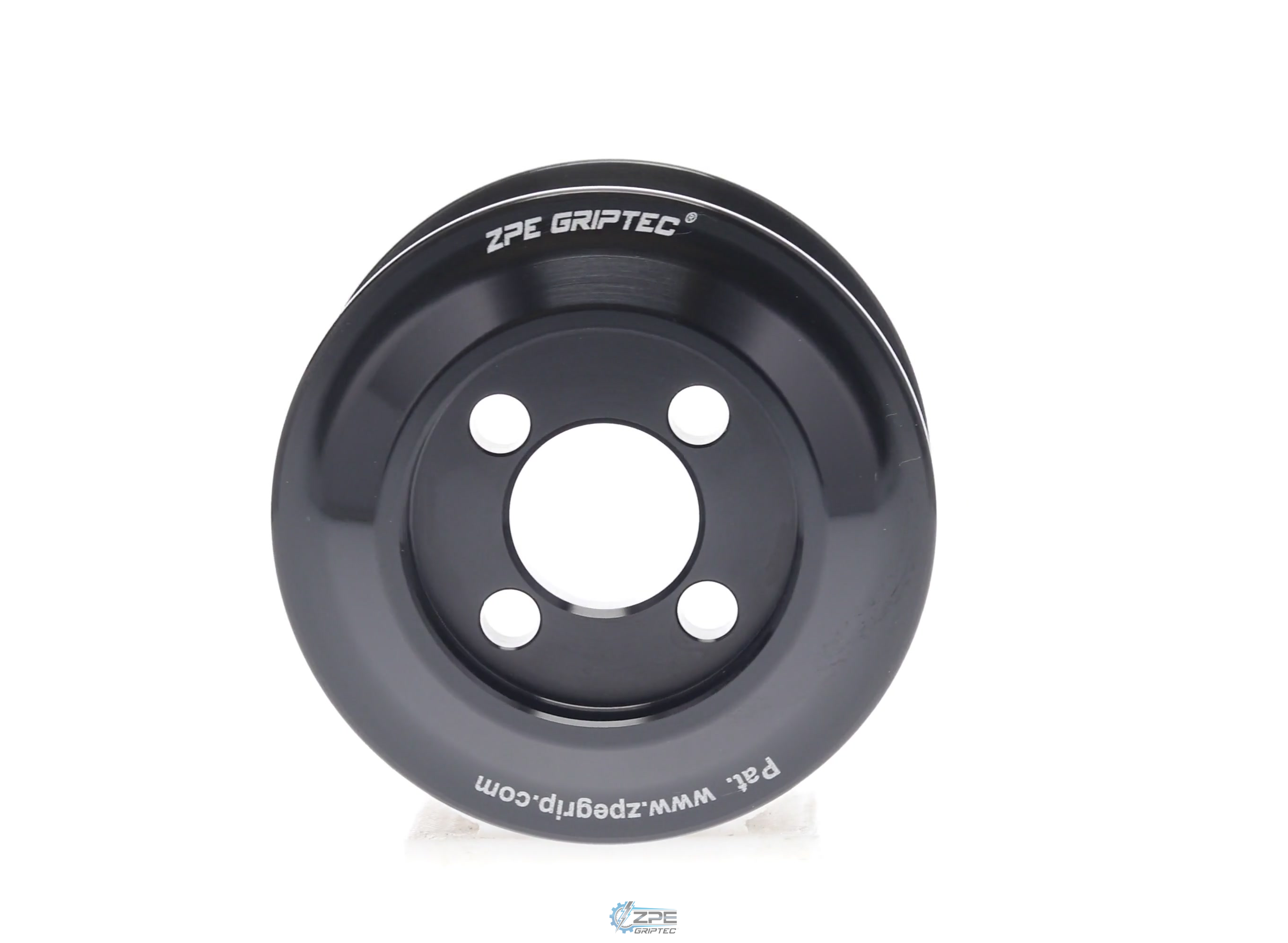 2.50" 6 Rib ZPE GripTec® Whipple Standard L3V-A Black Pulley
