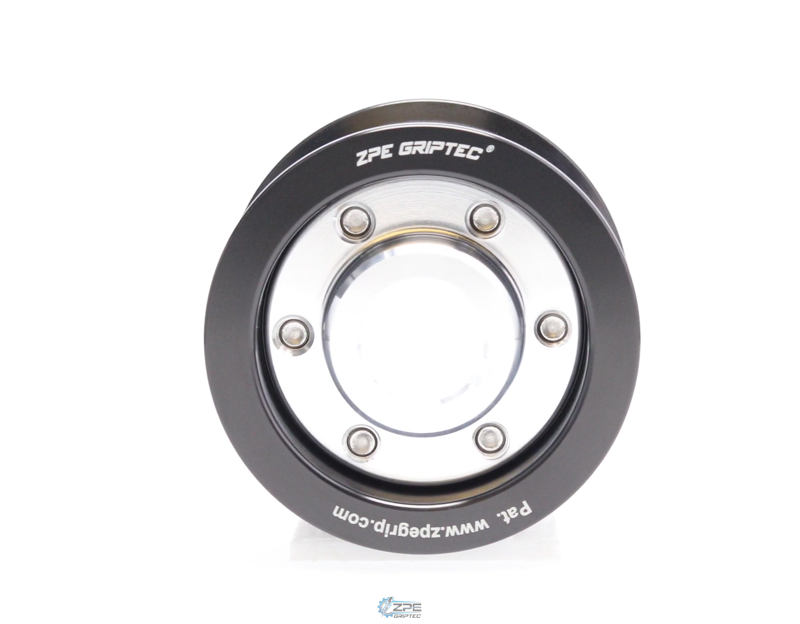 2.50" 10 Rib ZPE GripTec® 2pc Vortech YSi/JT/V3 L3 Black Pulley & Hub Kit