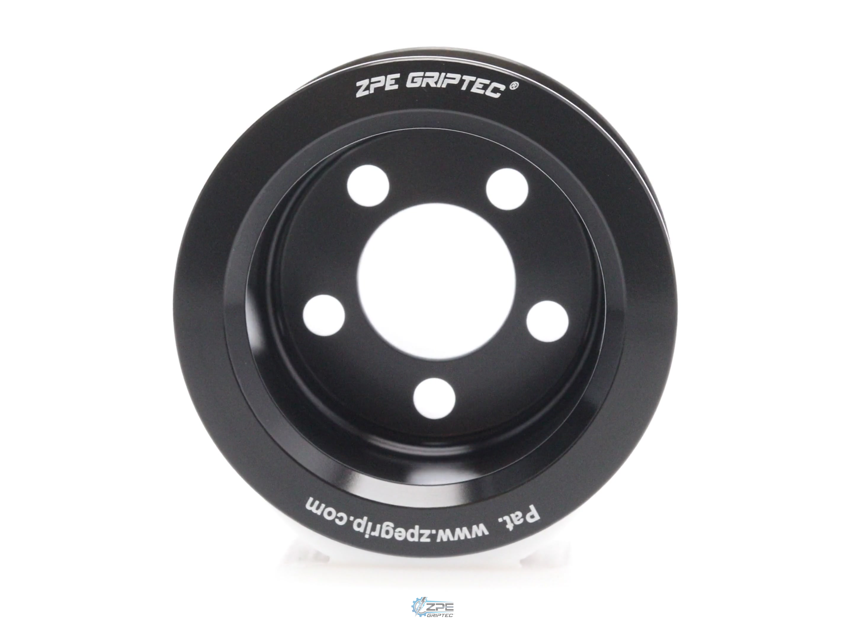 2.75" 6 Rib ZPE GripTec® Whipple 5 Bolt L3V-A Black Pulley Only
