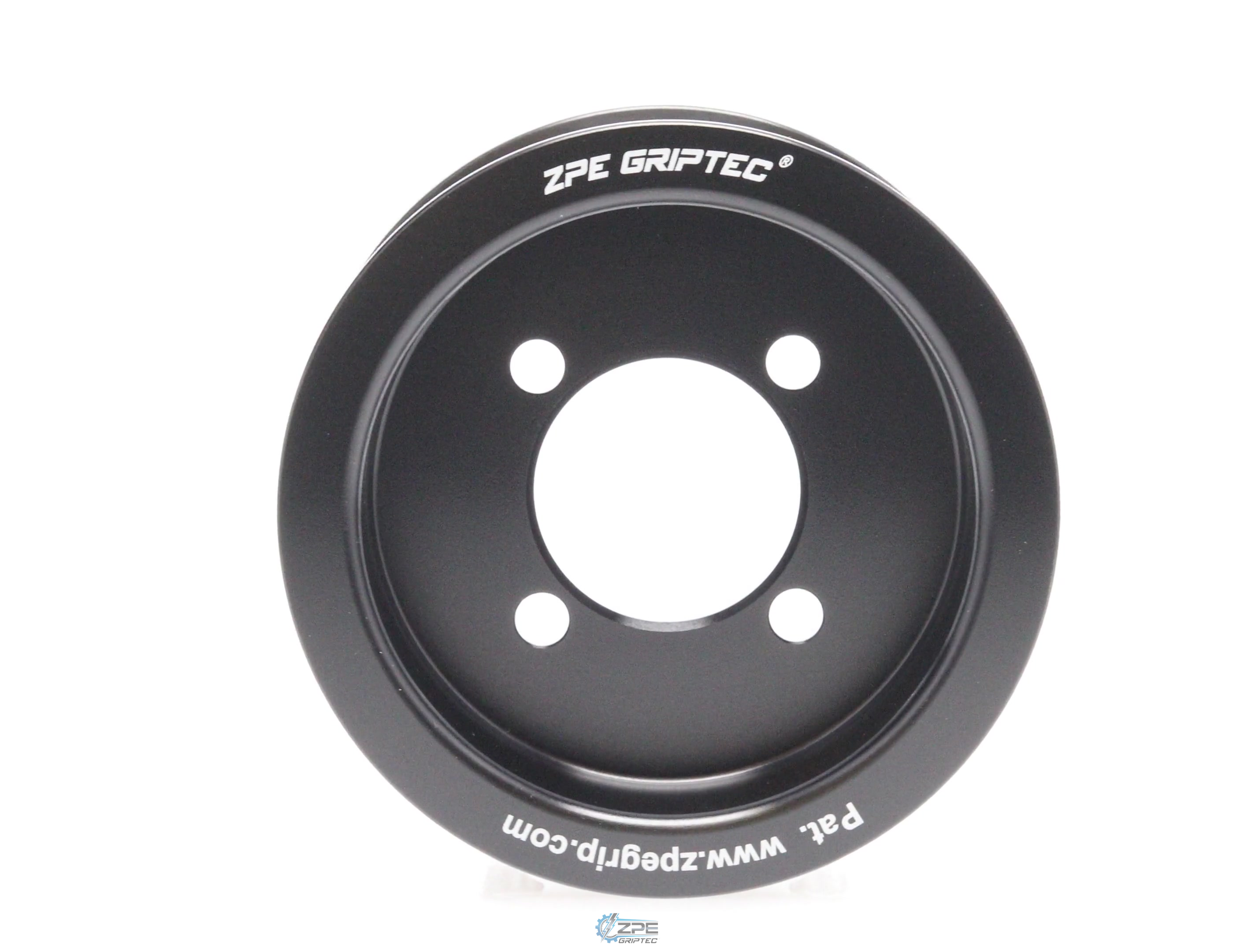 3.25" 10 Rib ZPE GripTec® 2pc Edelbrock TVS L3 Black Pulley Only