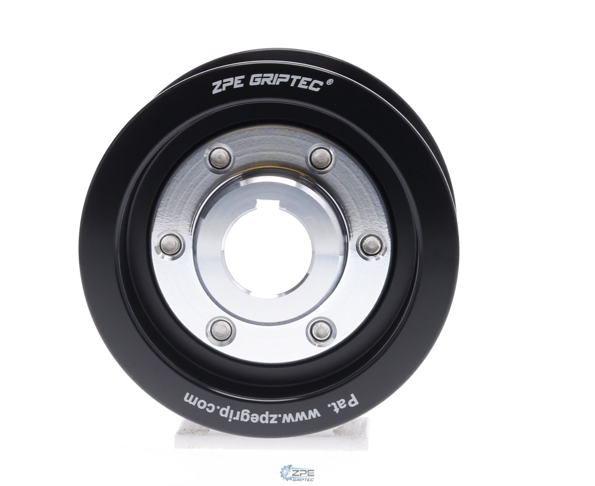 3.125" 10 Rib ZPE GripTec® 2pc Vortech YSi/JT/V3 L3 Black Pulley & Hub Kit
