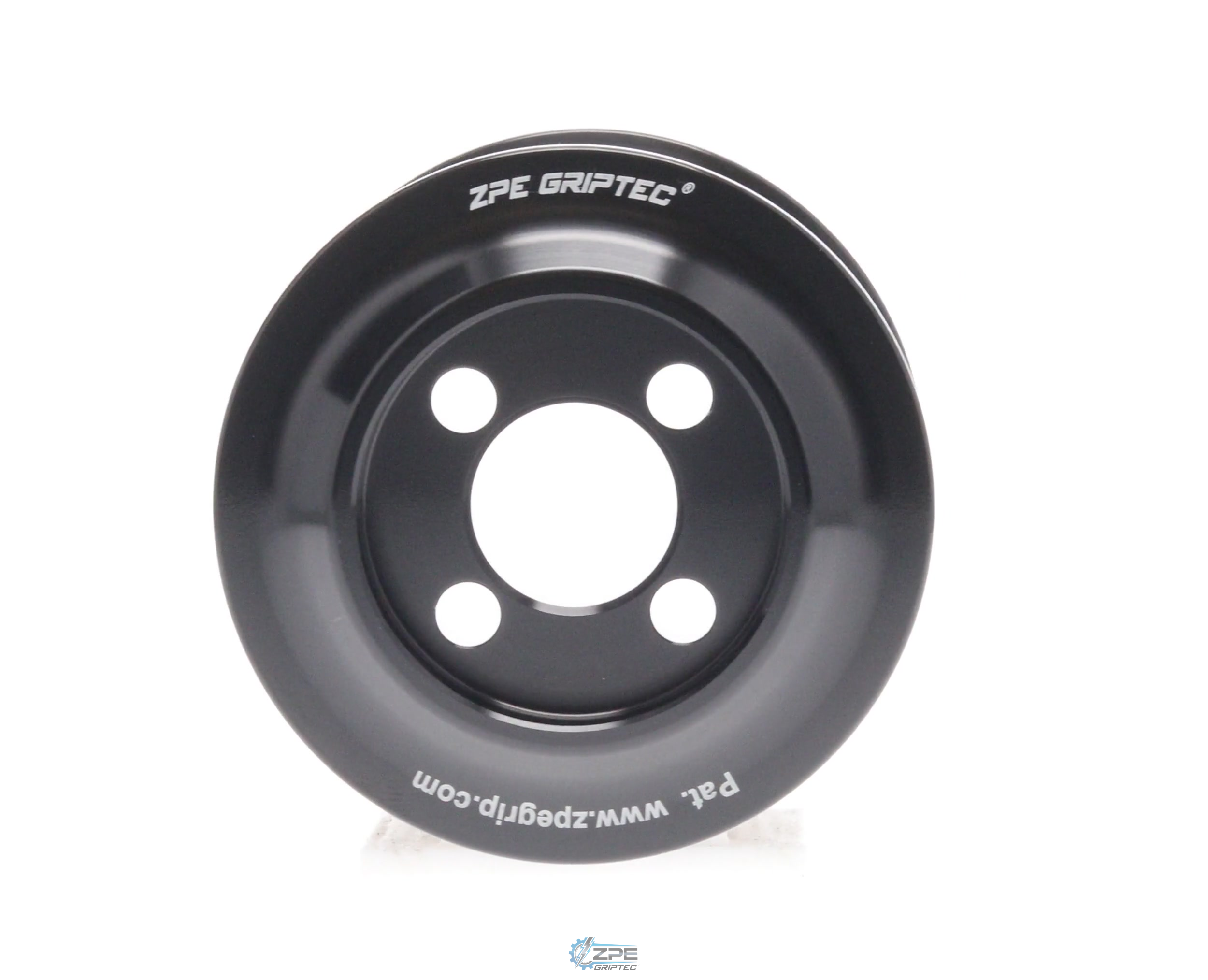 2.50" 10 Rib ZPE GripTec® Whipple Standard L3V-A Black Pulley