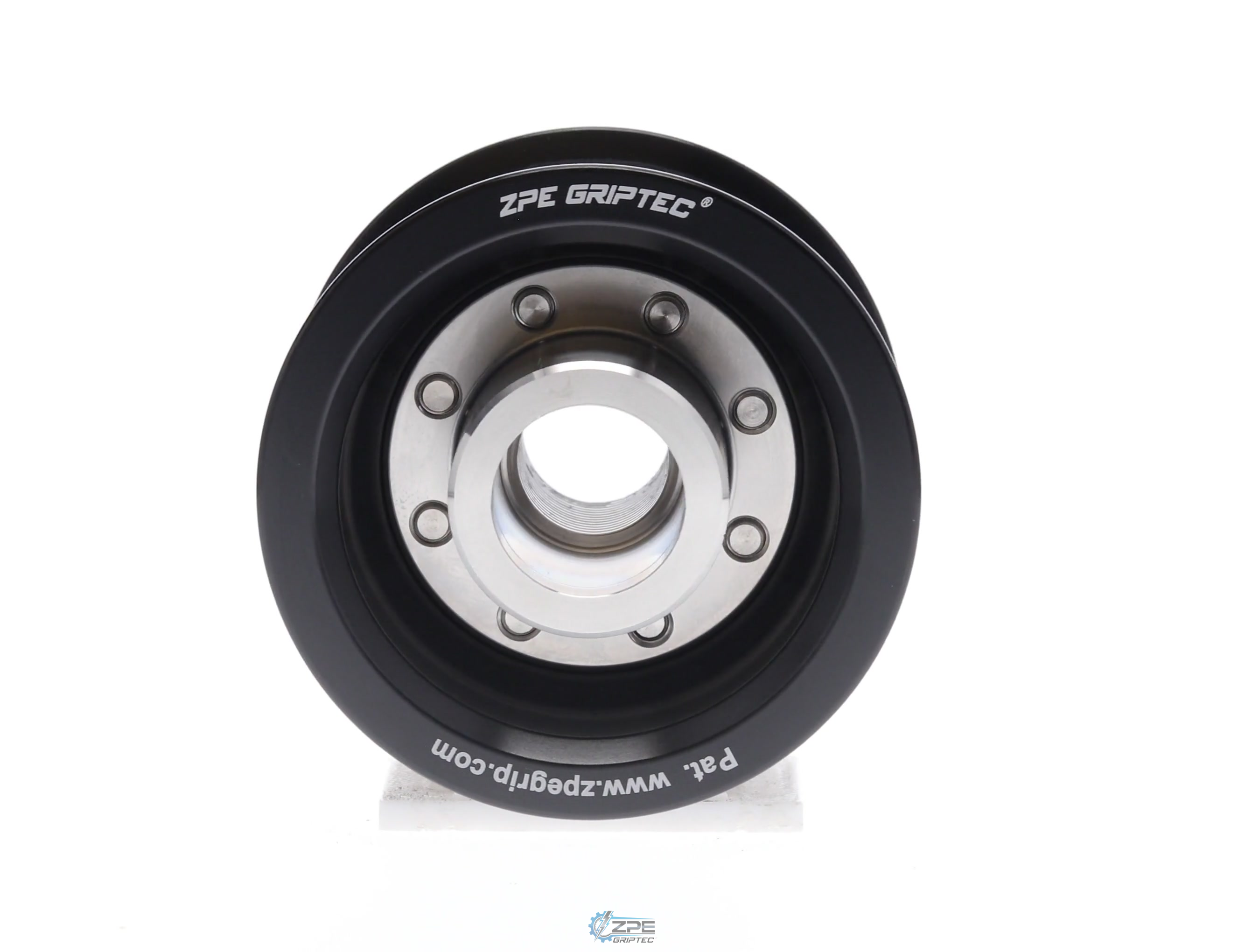 2.45" 10 Rib ZPE GripTec® 2pc HellCat L3V Black Pulley & Hub Kit