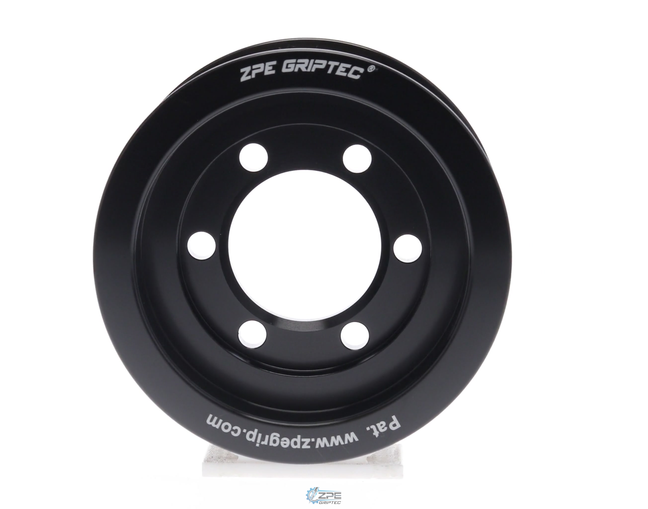 3.33" 10 Rib ZPE GripTec® 2pc Vortech YSi/JT/V3 L3 Black Pulley Only