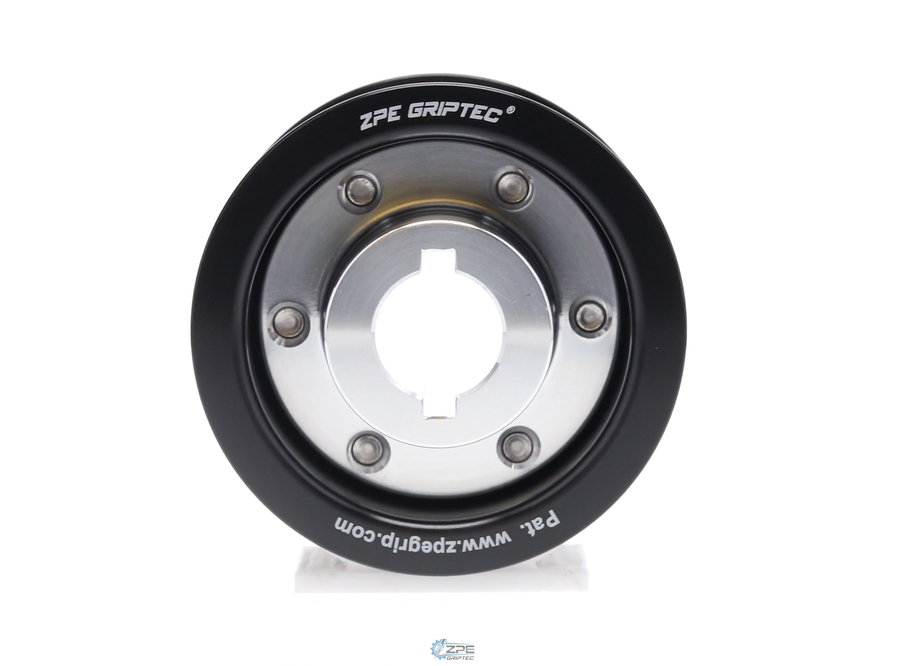 2.65" 8 Rib ZPE GripTec® 2pc TorqStorm Standard L3 Black Pulley & Hub Kit