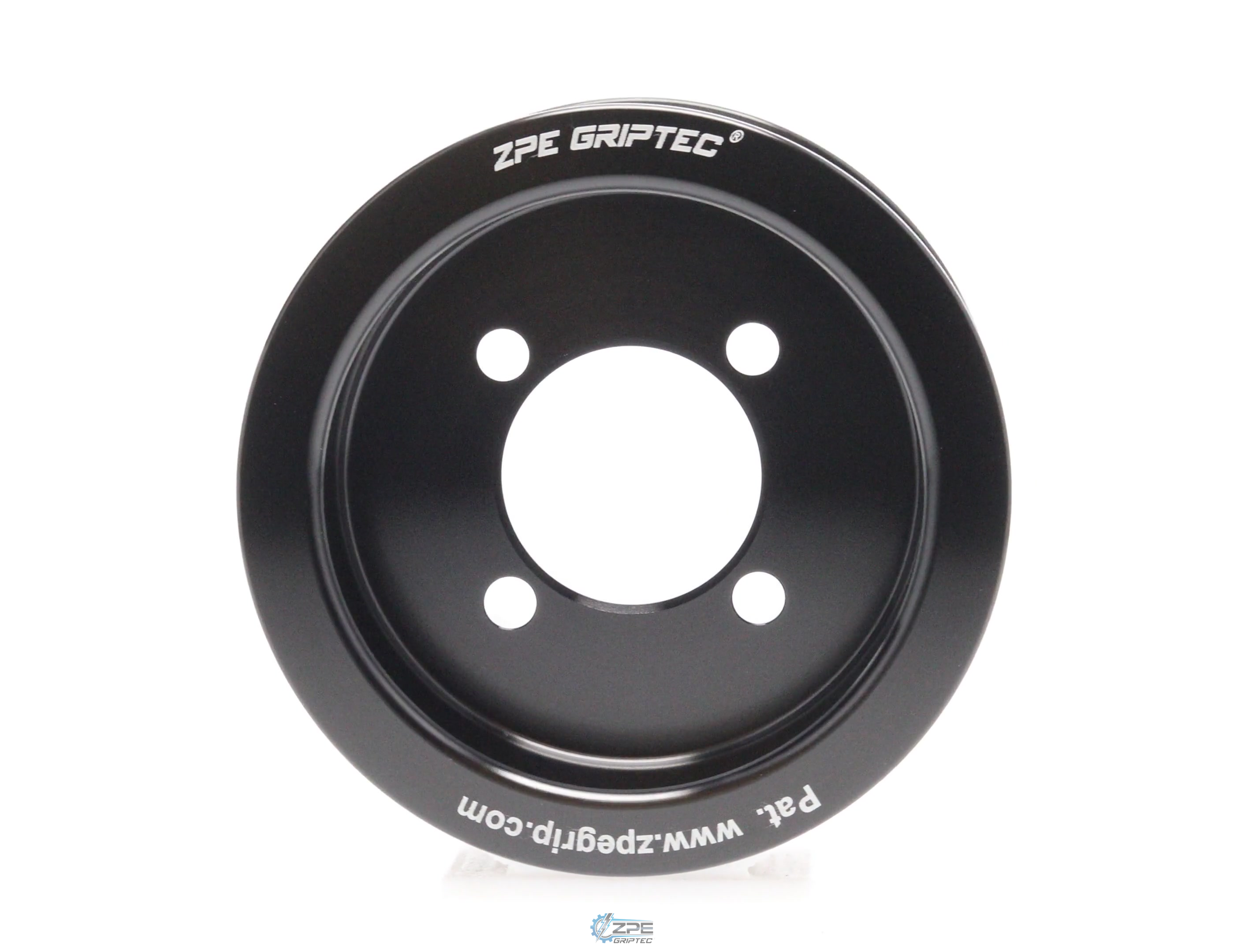 3.30" 10 Rib ZPE GripTec® 2pc Edelbrock TVS L3 Black Pulley Only