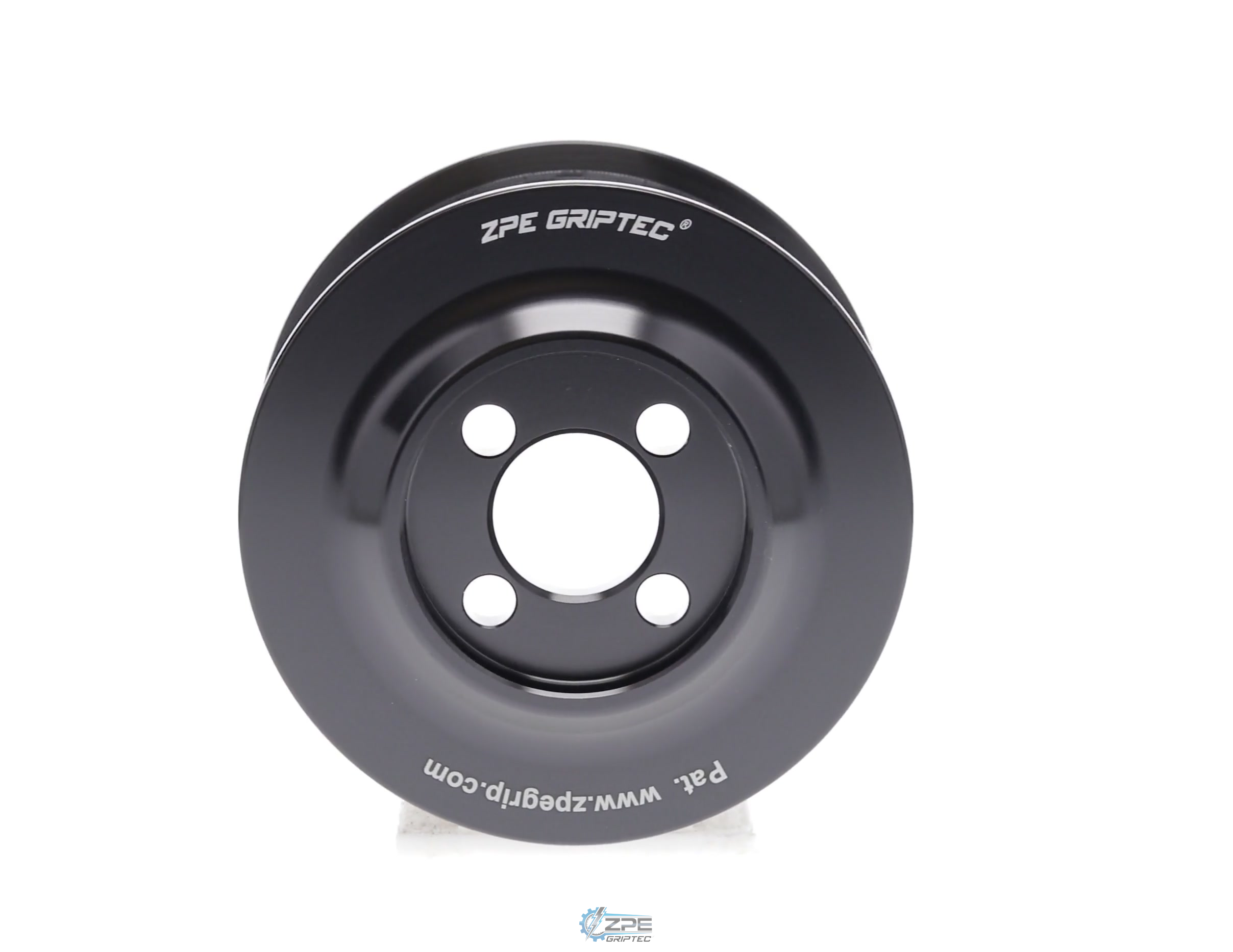 2.95" 10 Rib ZPE GripTec® Whipple Standard L3V-A Black Pulley