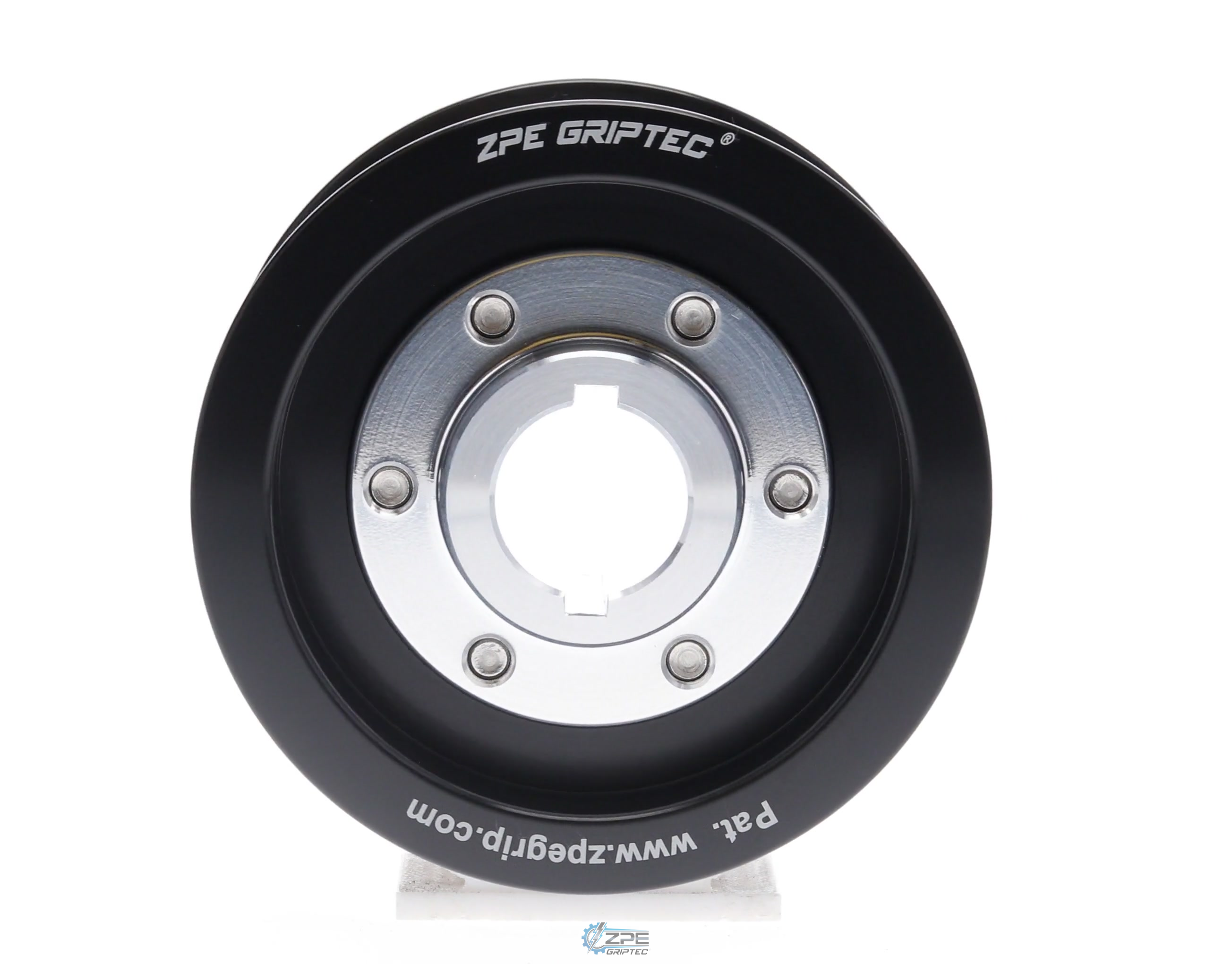 3.33" 10 Rib ZPE GripTec® 2pc Vortech YSi/JT/V3 L3 Black Pulley & Hub Kit
