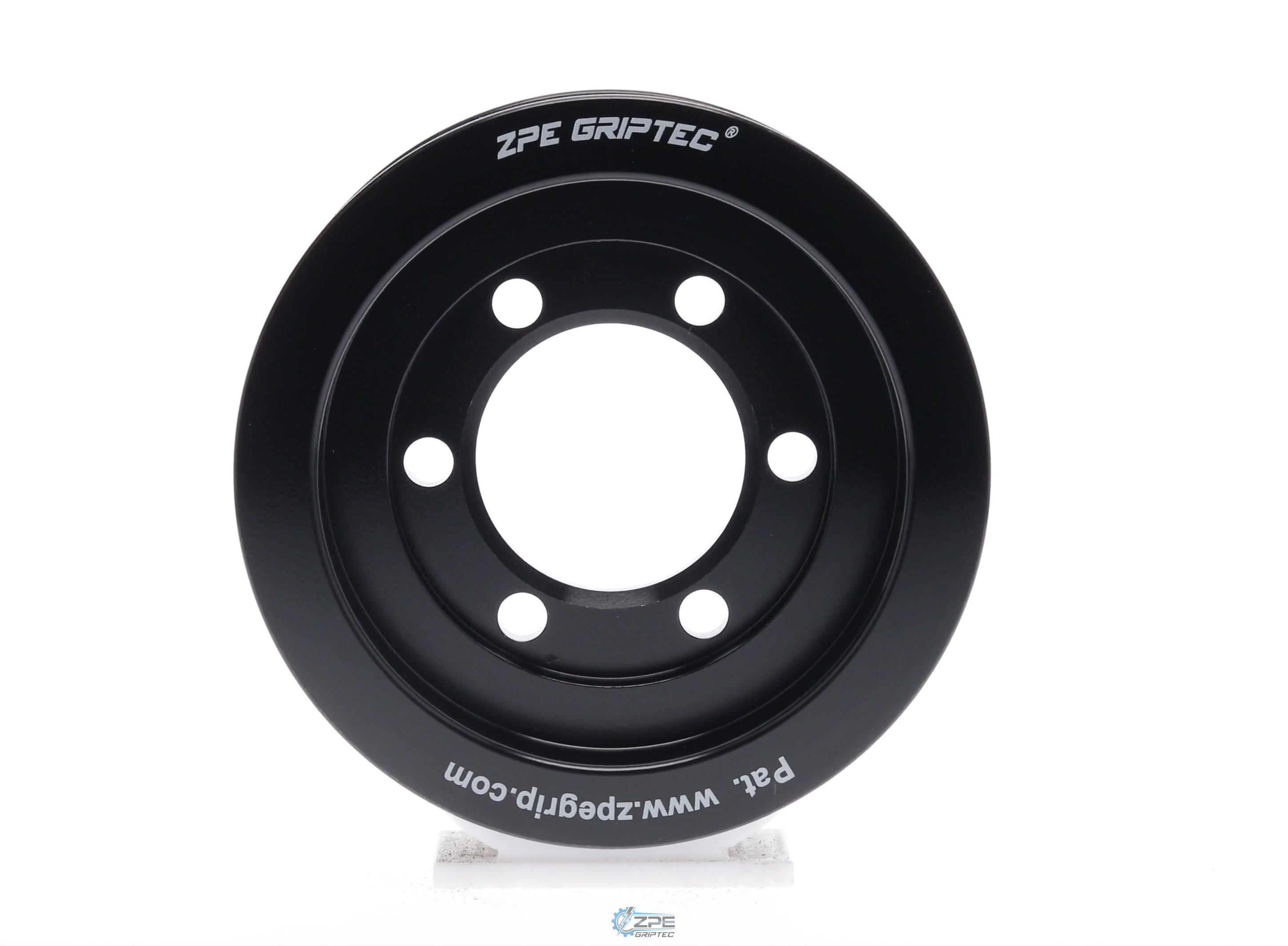 3.42" 6 Rib ZPE GripTec® 2pc Vortech YSi/JT/V3 L3 Black Pulley Only