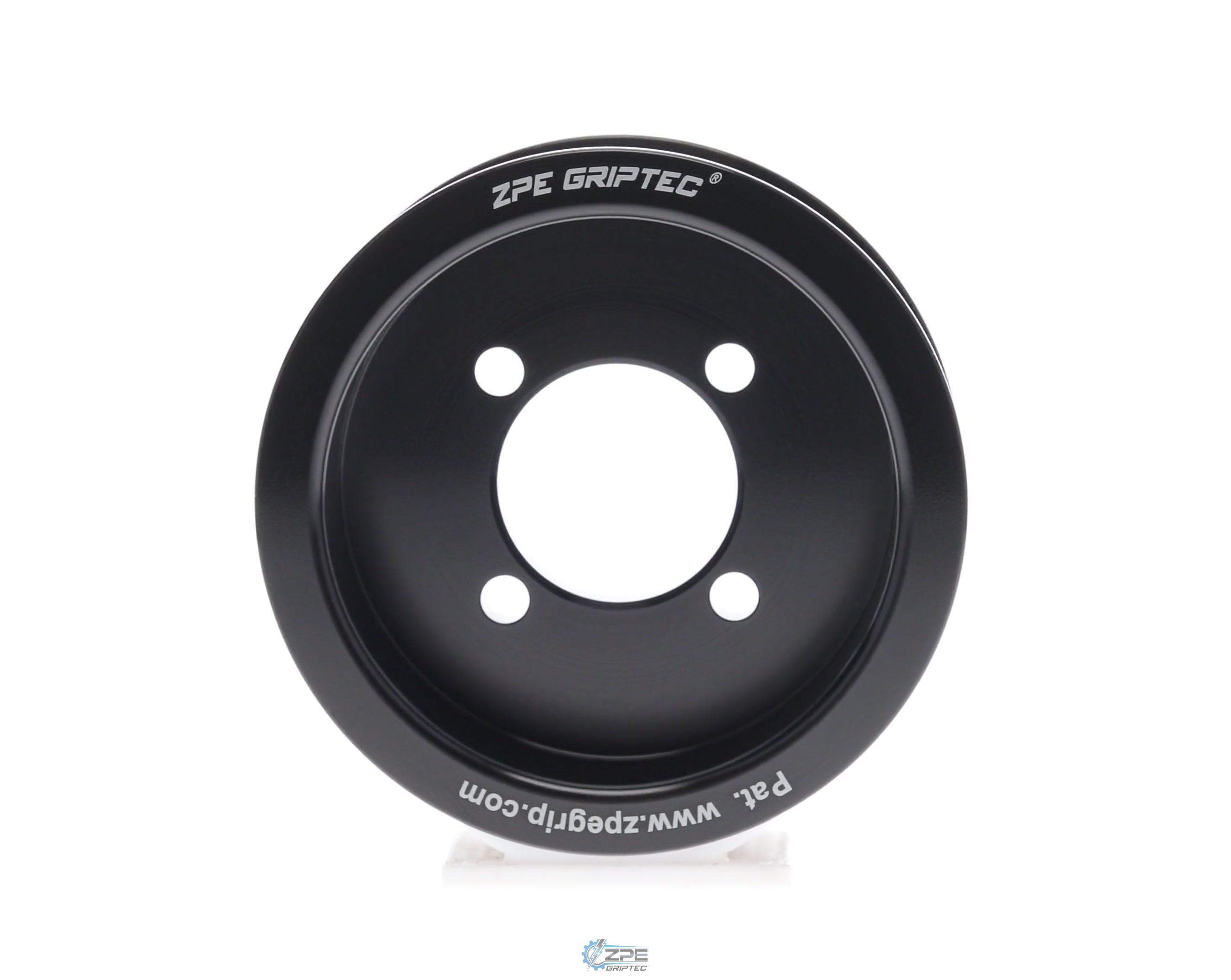 3.30" 6 Rib ZPE GripTec® 2pc Edelbrock TVS L3 Black Pulley Only