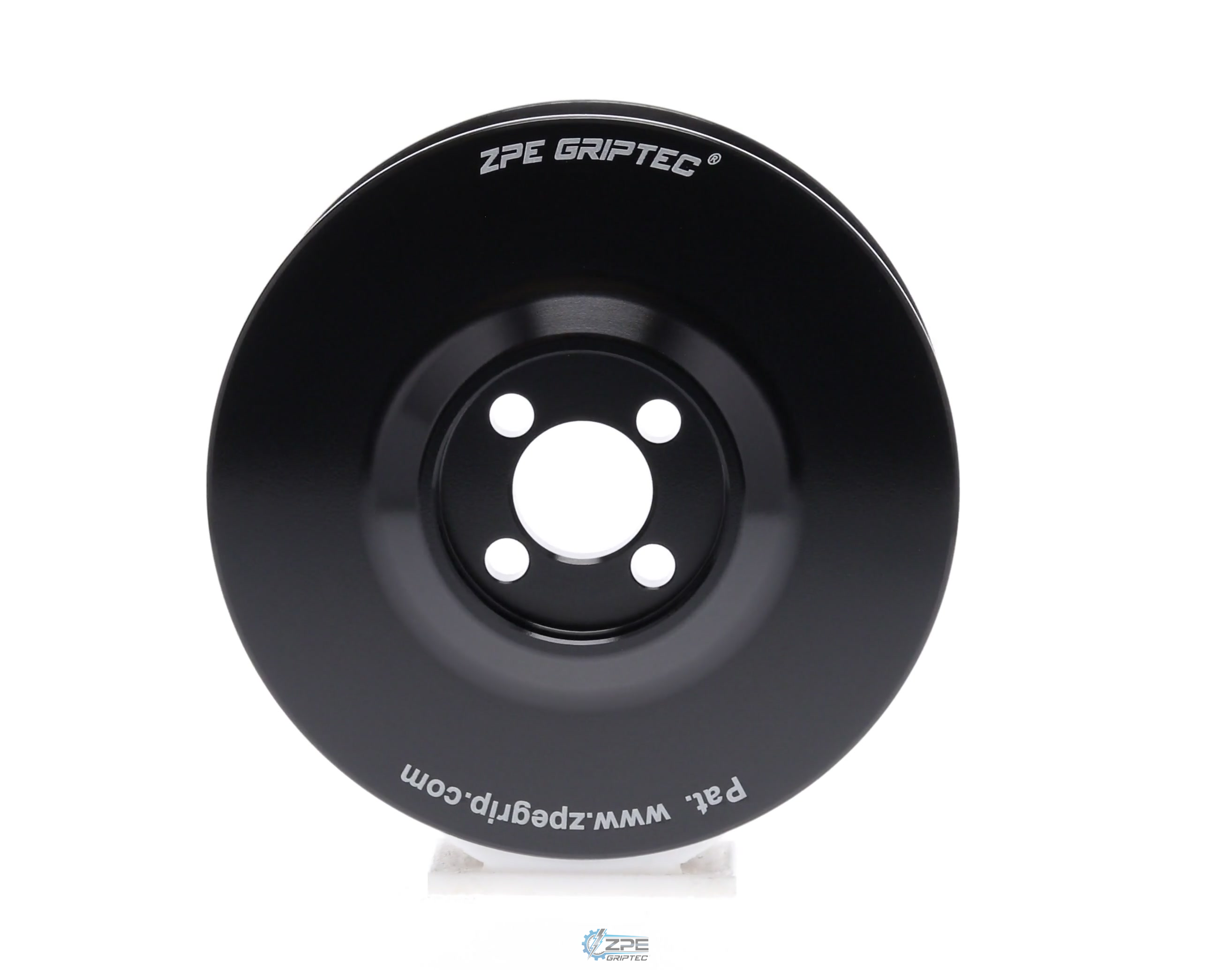 4.00" 6 Rib ZPE GripTec® Whipple Standard L3V-A Black Pulley