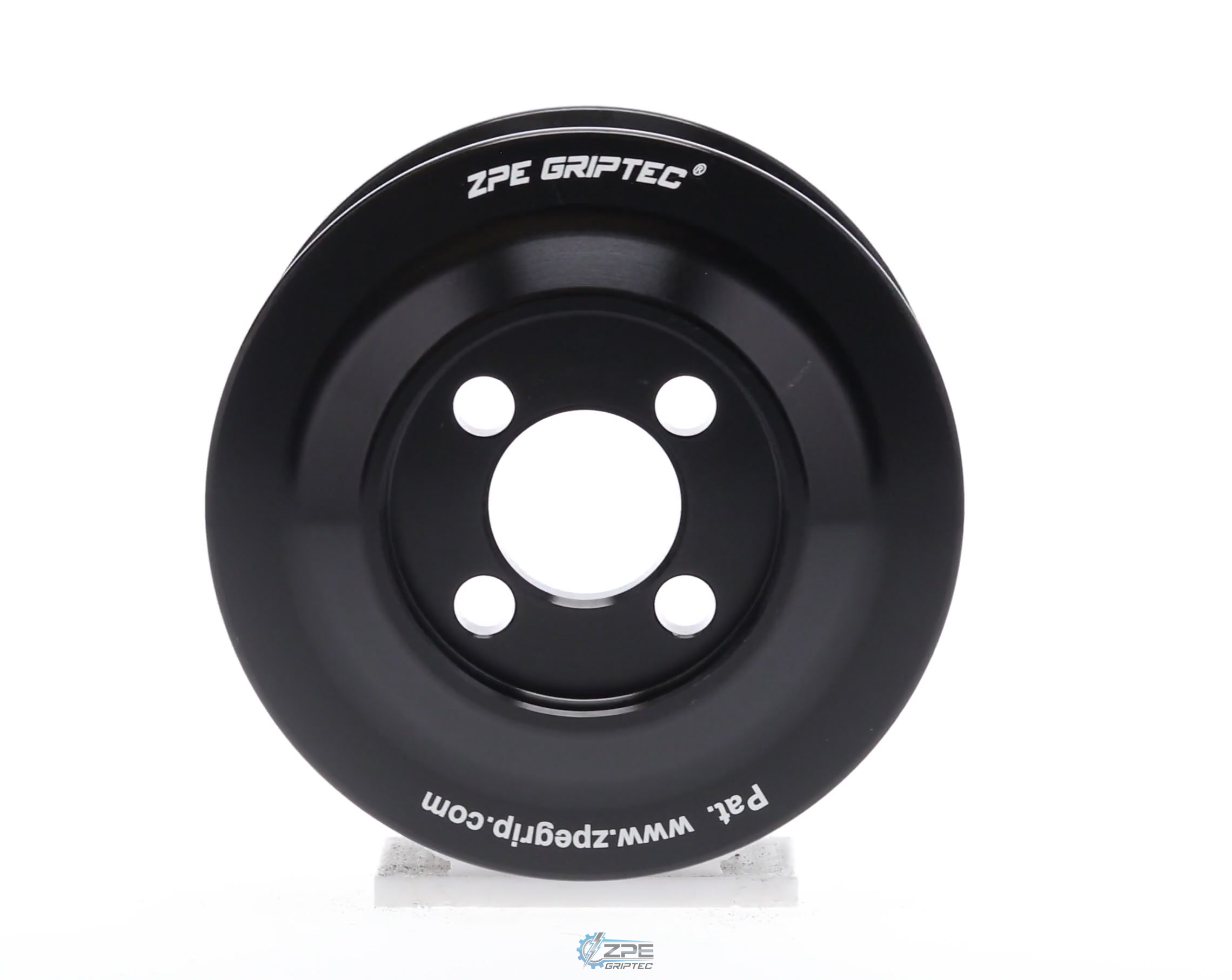 2.85" 8 Rib ZPE GripTec® Whipple Cobra L3 Black Pulley